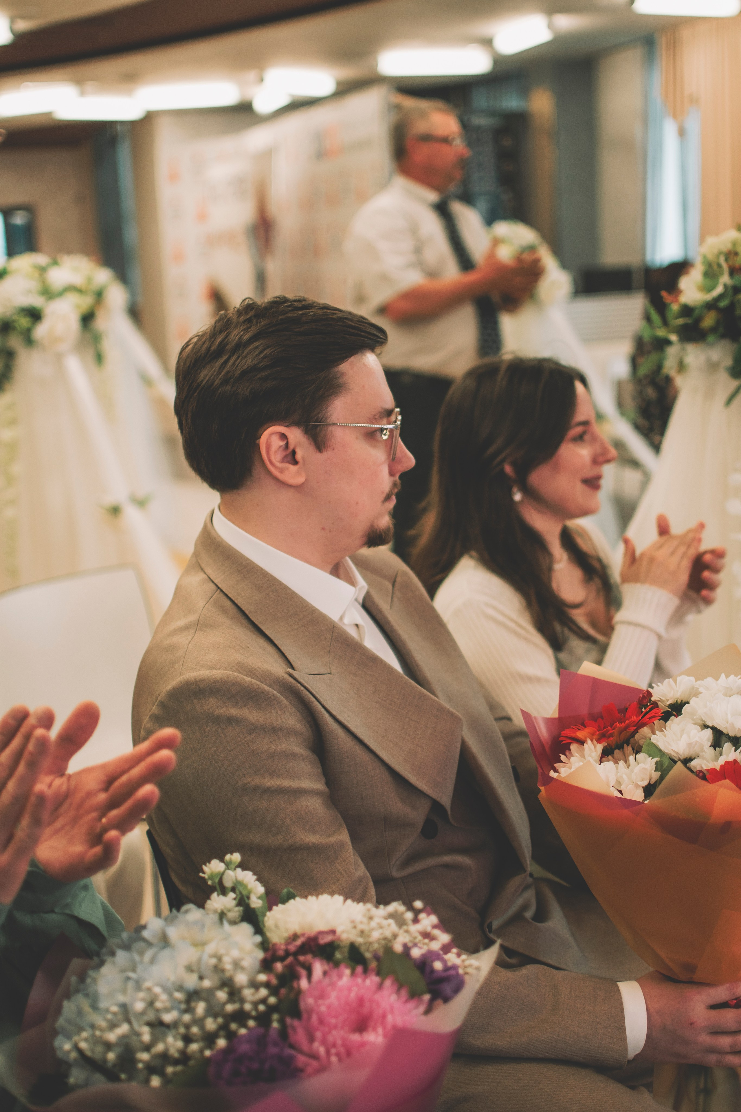 Альберт и Анастасия (Студийная фотосессия, роспись в ДК Нефтяник + фотосессия с гостями). Семейный и свадебный фотограф Губкинский и Ставрополь