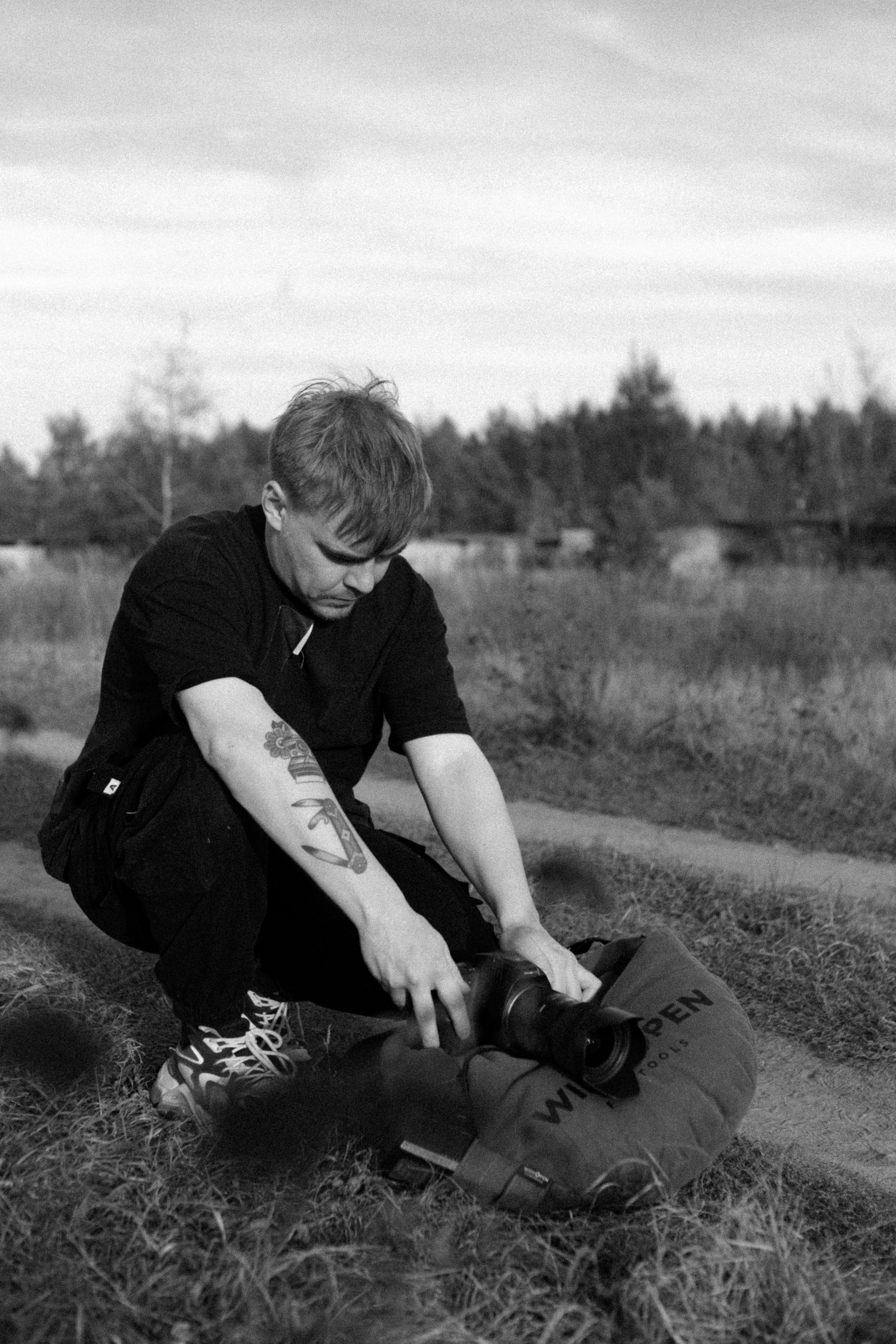 Backstage. Съемка клипа в поле. Фотограф Анастасия Кулешова