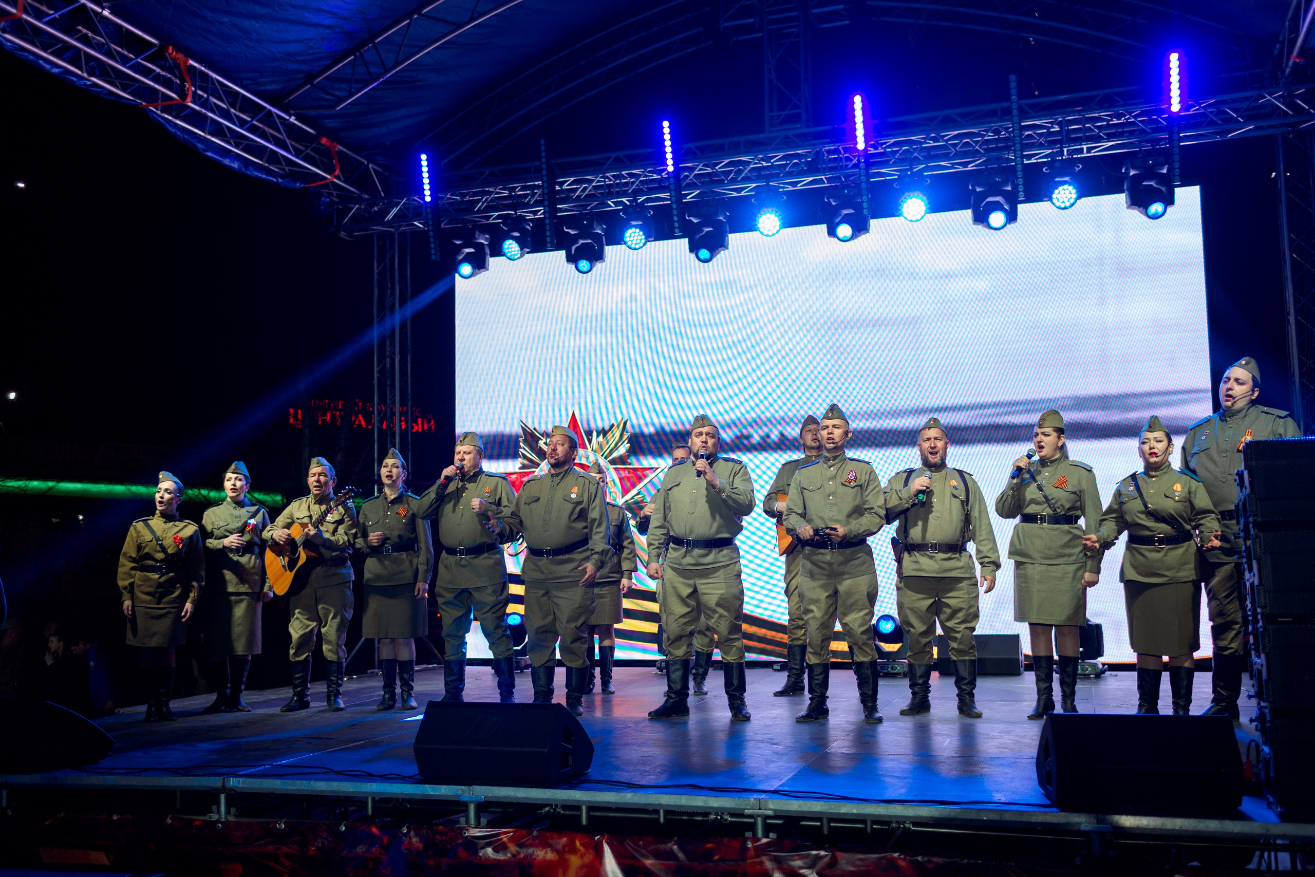 Концерт приуроченный к празднованию 80 лет победл. Свадебный и семейный фотограф в Улан-Удэ