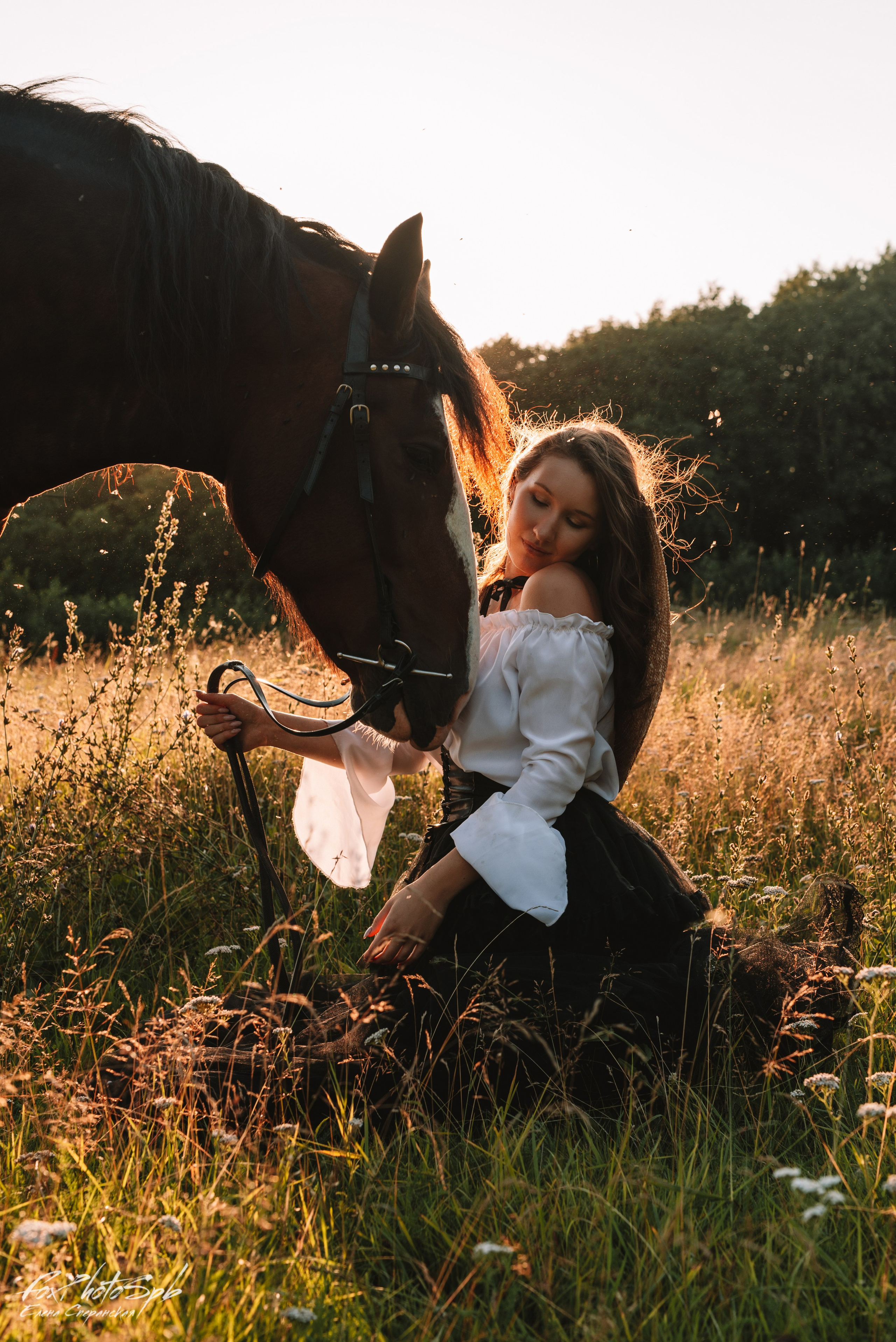 С лошадками. Фотограф в Санкт-Петербурге и Ленинградской области