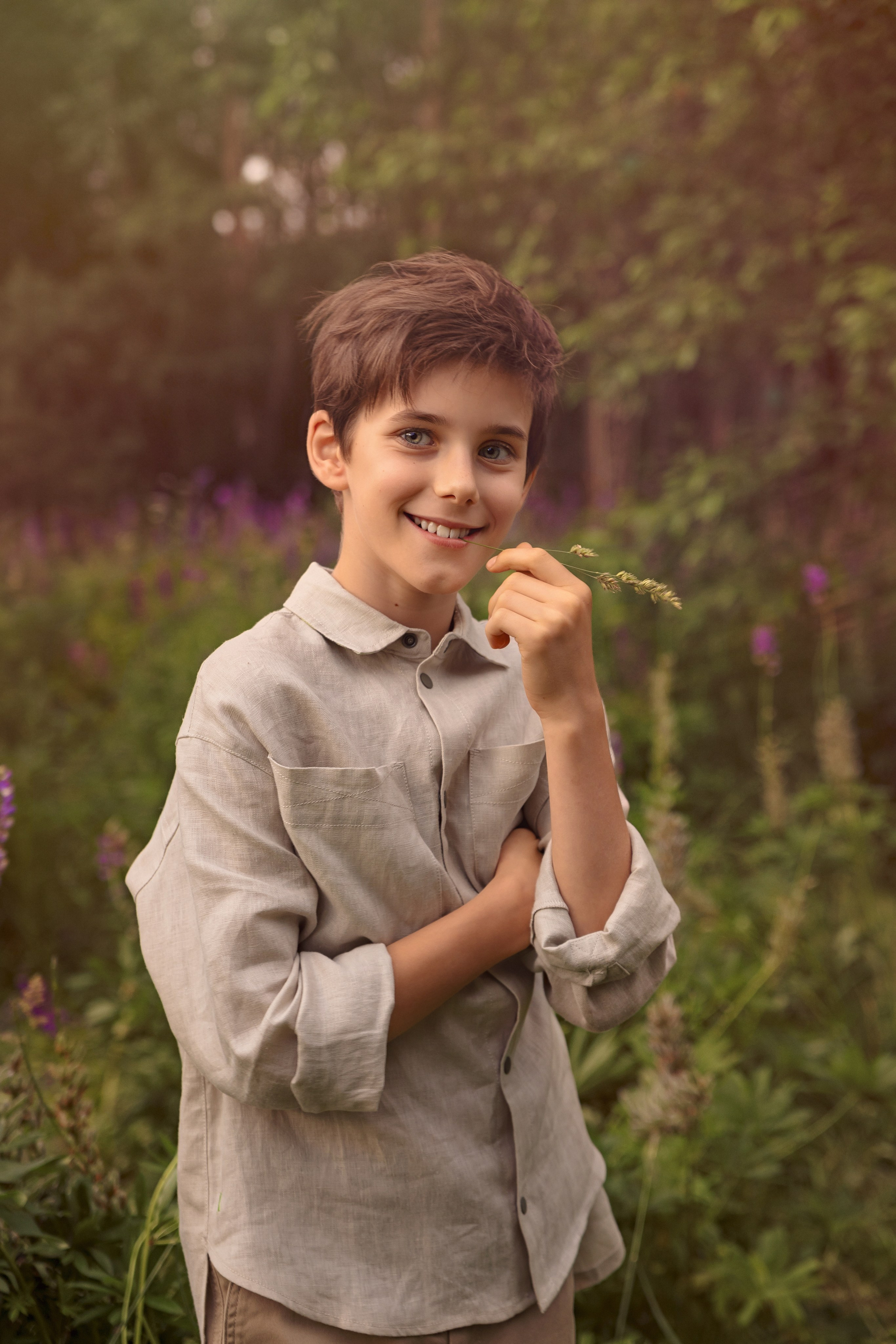Милая детская фотосессия в люпиновом поле. Трубинова Екатерина | Семейный фотограф | Москва