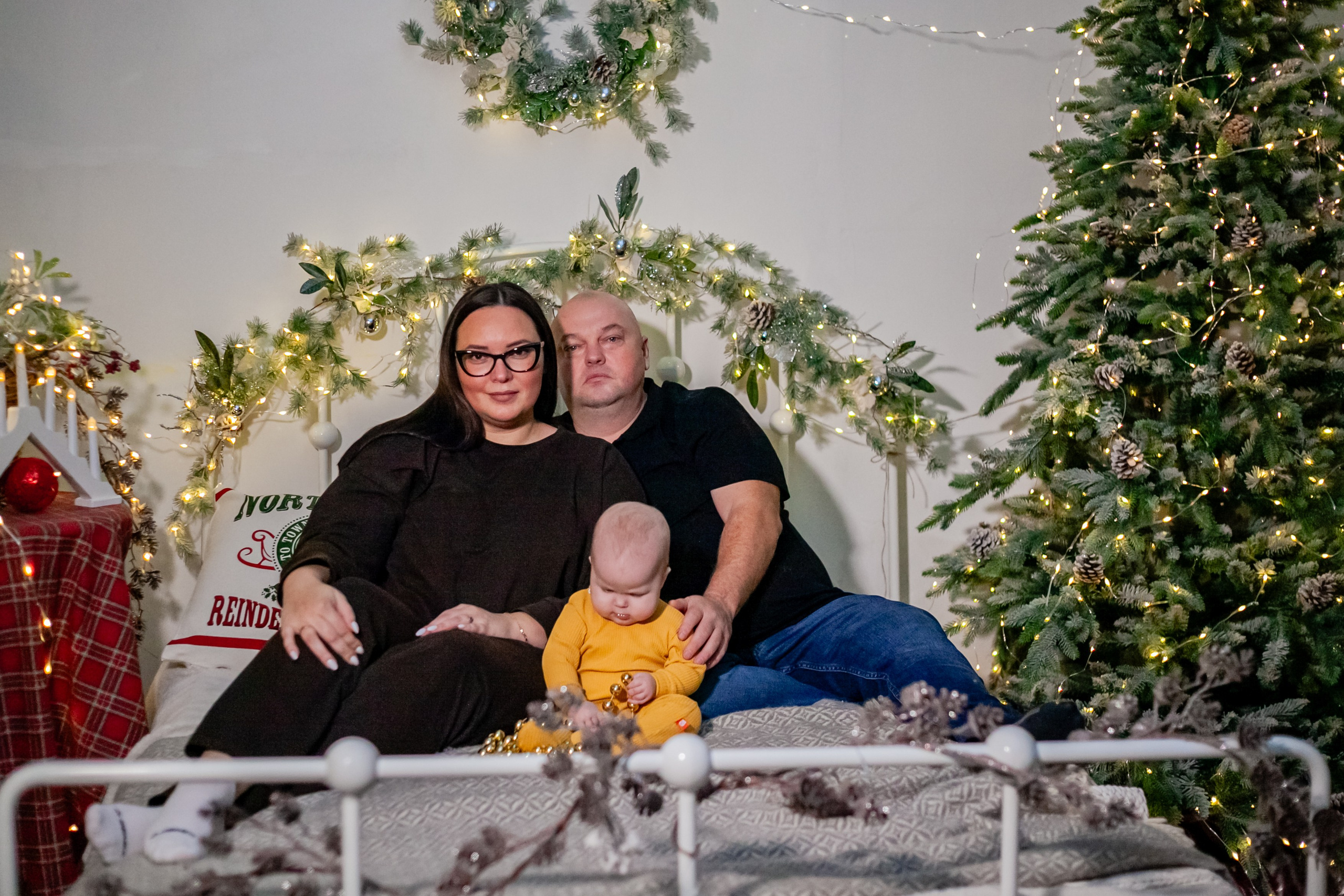 Ульяна и ее семья новый год 2024. Свадебный и семейный фотограф в Армавире