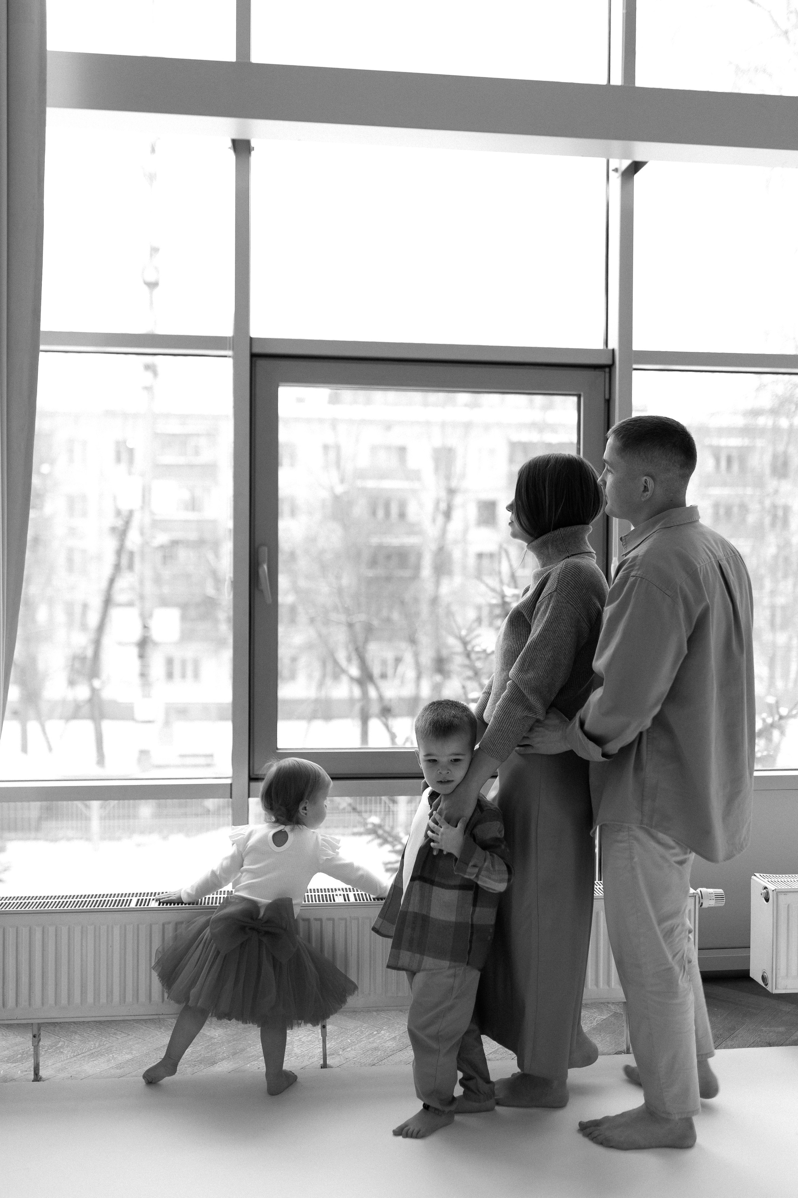 Сергей, Александра, Рита и Миша. Новогоднее. Настя Оленченко, портретный/семейный фотограф на цифру и плёнку Москва