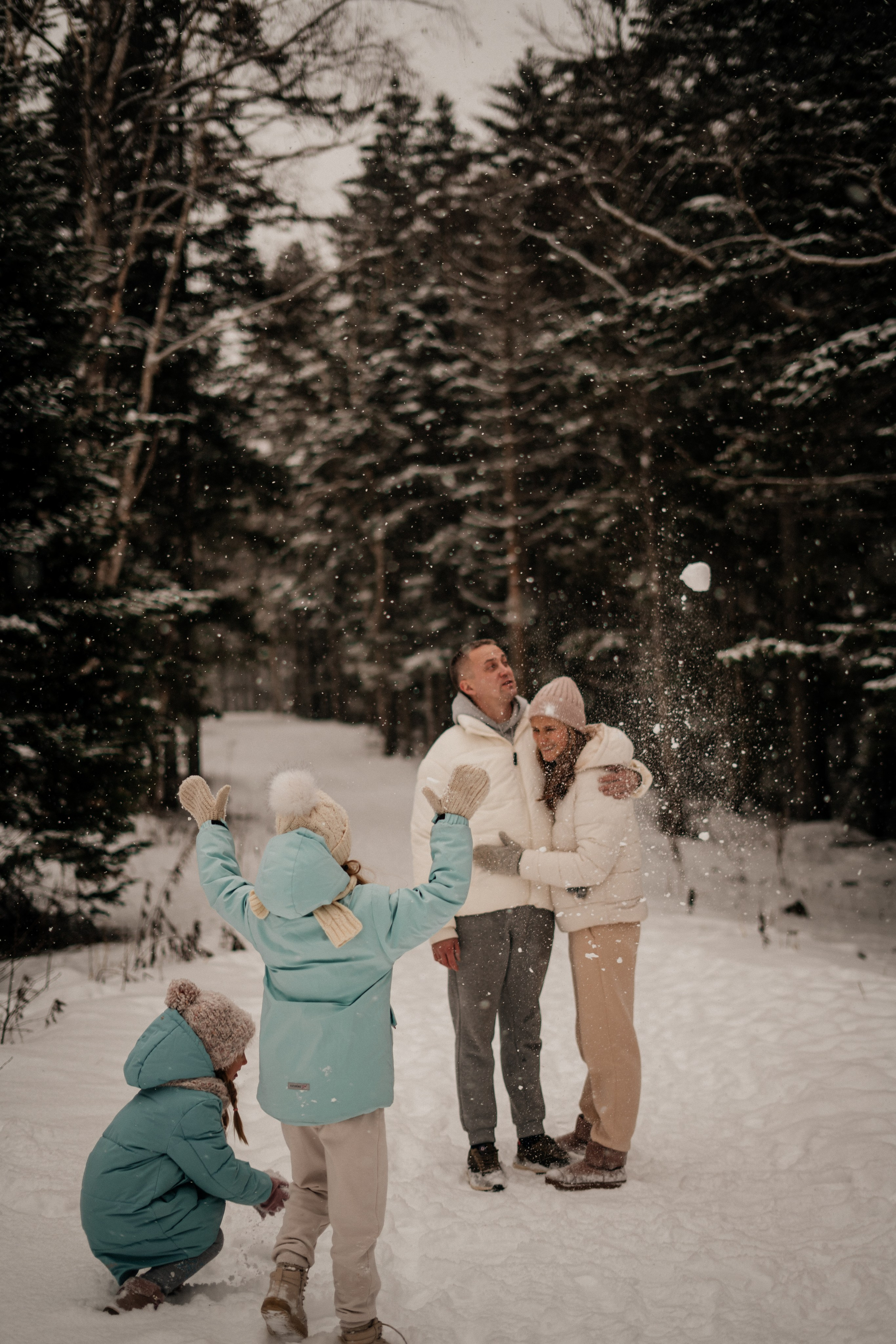 Зимняя семейная фотосессия сахалин. Фотограф сахалин