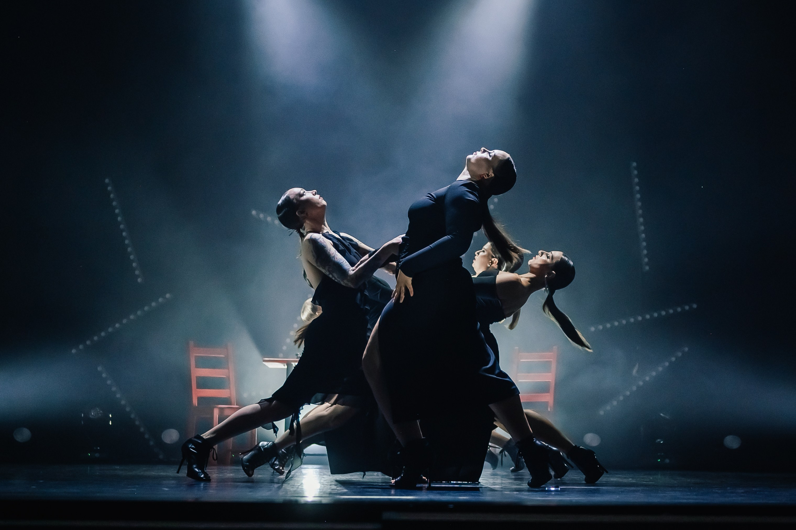 Спектакль «Мотив». Художник по свету Максим Сергачев