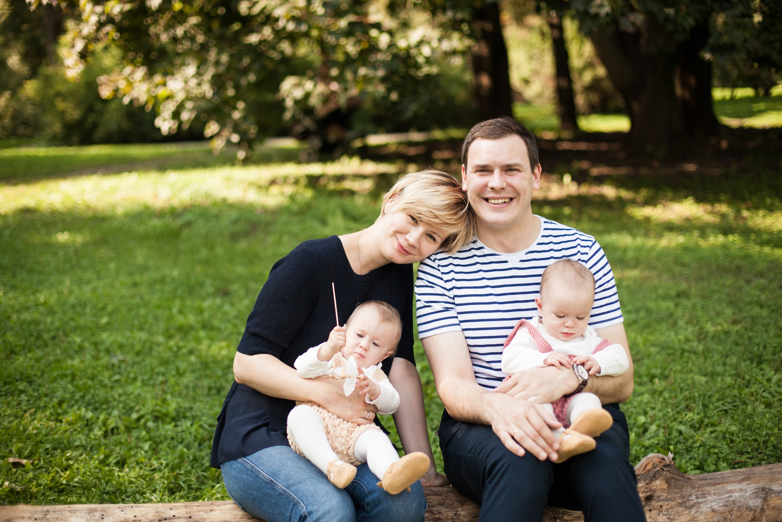 Надя и Юра с Полиной и Сашей. Фотограф в Москве Валентина Иванова