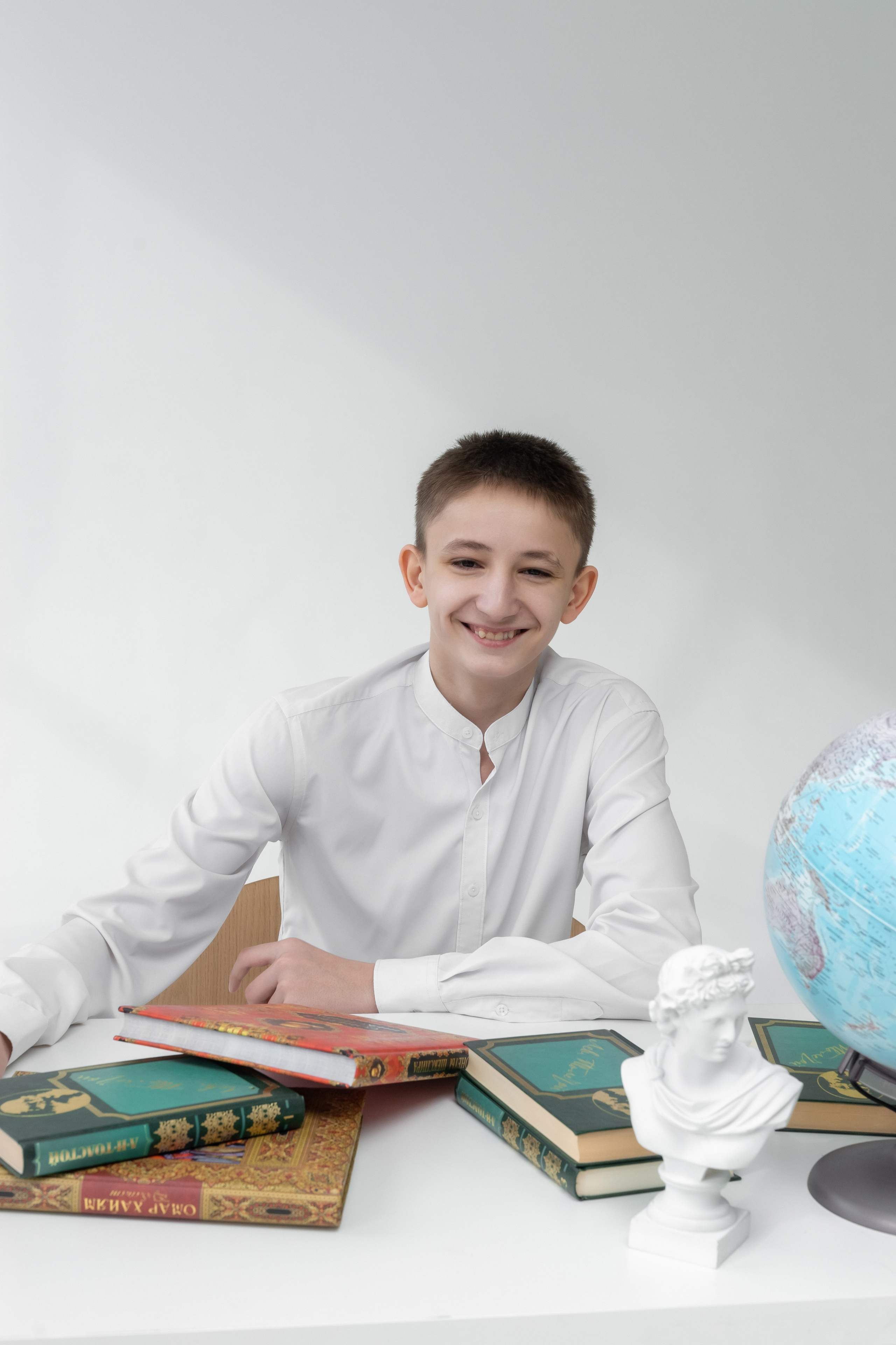 В студии сьемка школьников. Ольга Плаксина фотограф в Саратове