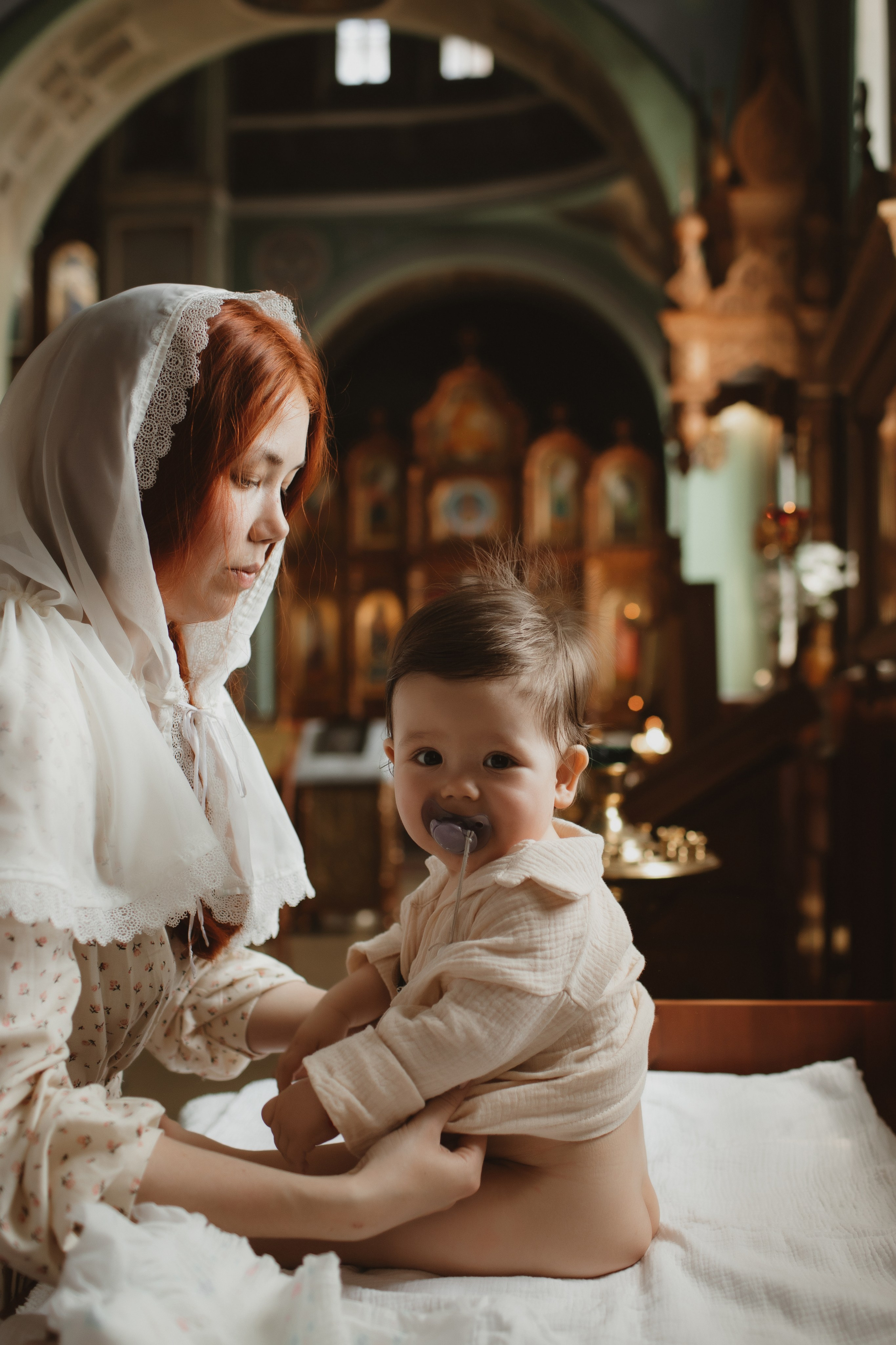Крещение. Семейный фотограф в Челябинске Ксения Зубкова