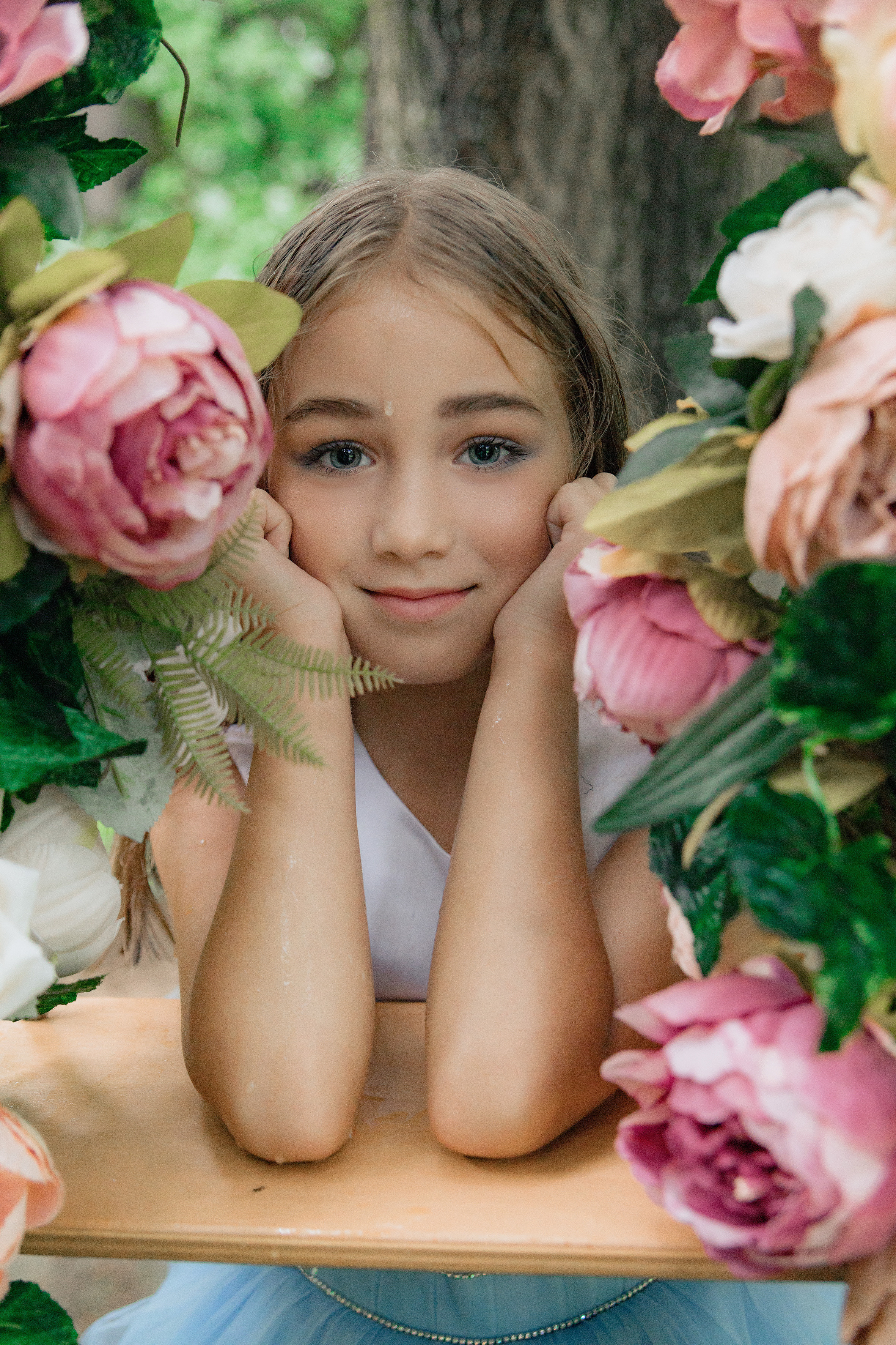 Фотопроект "Цветочные качели"