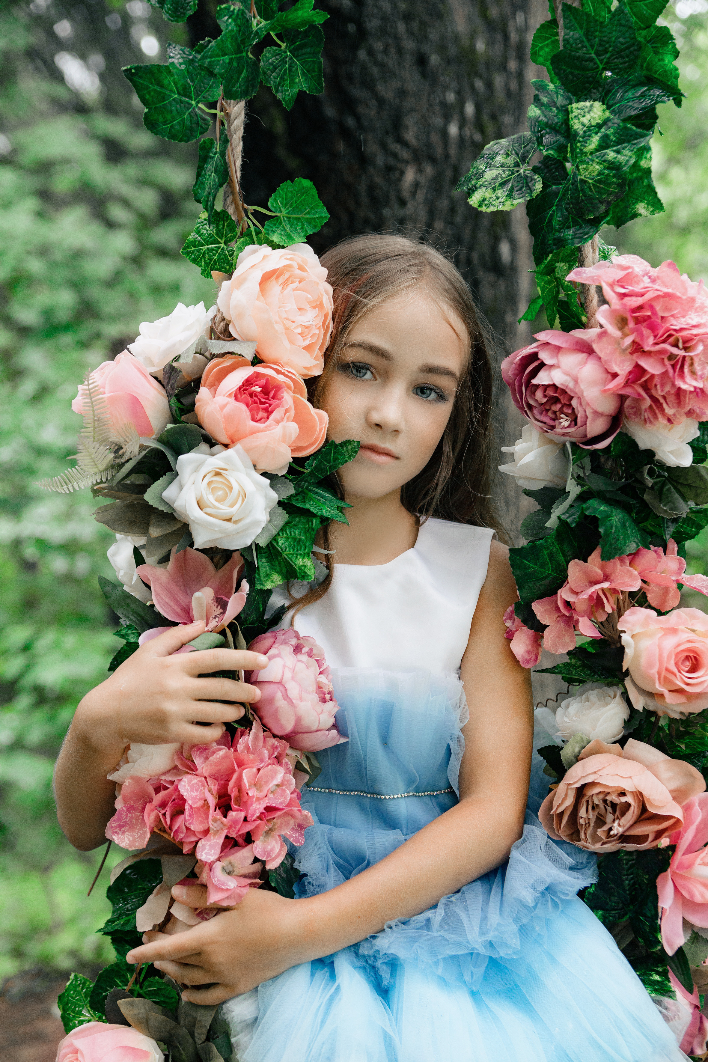 Фотопроект "Цветочные качели"