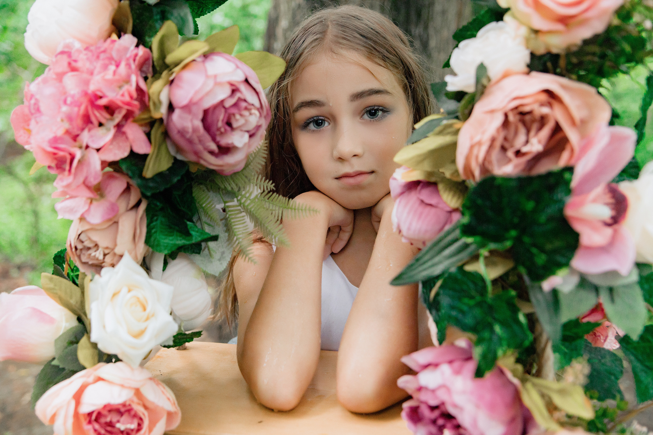 Фотопроект "Цветочные качели"