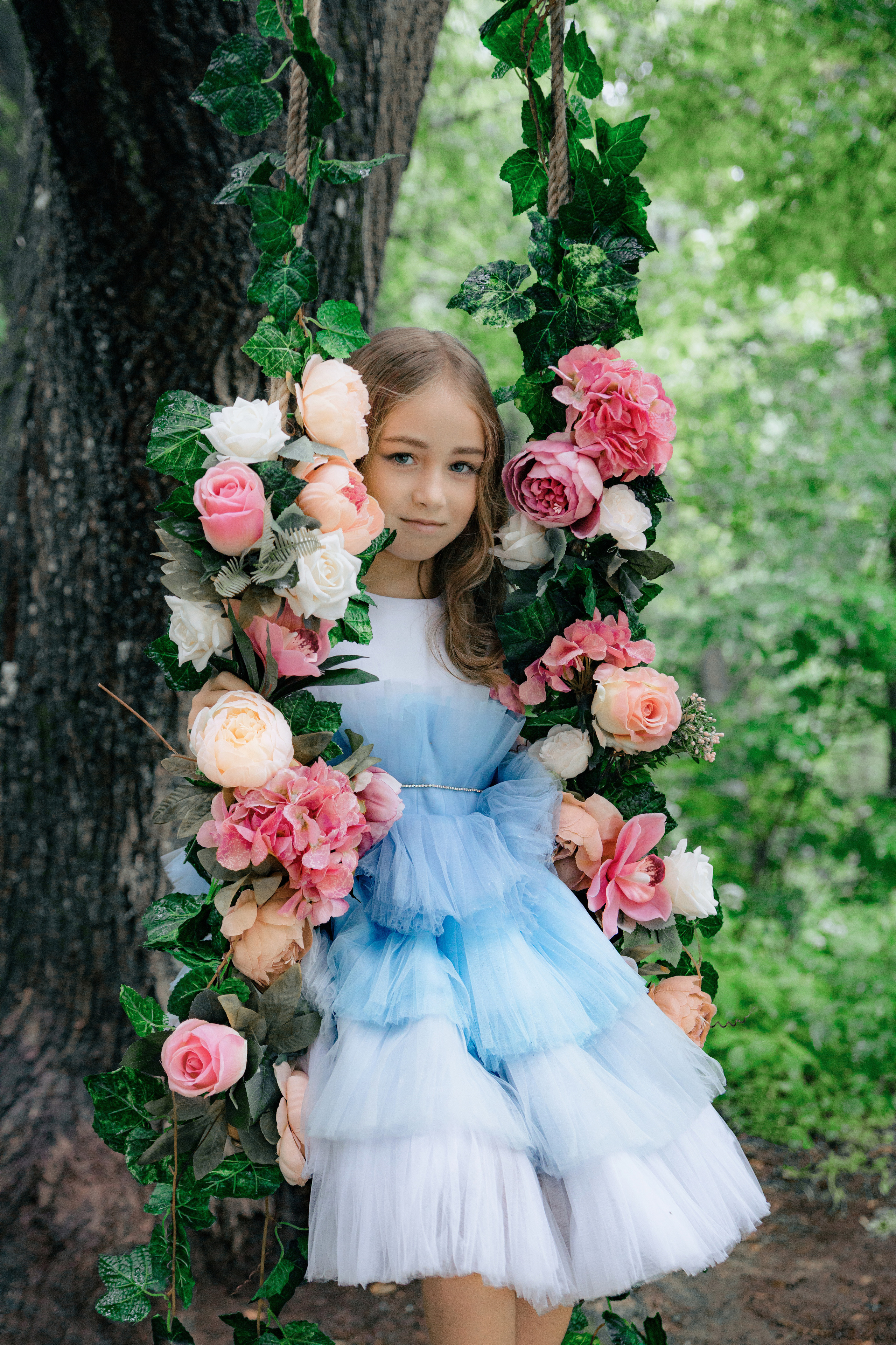 Фотопроект "Цветочные качели"