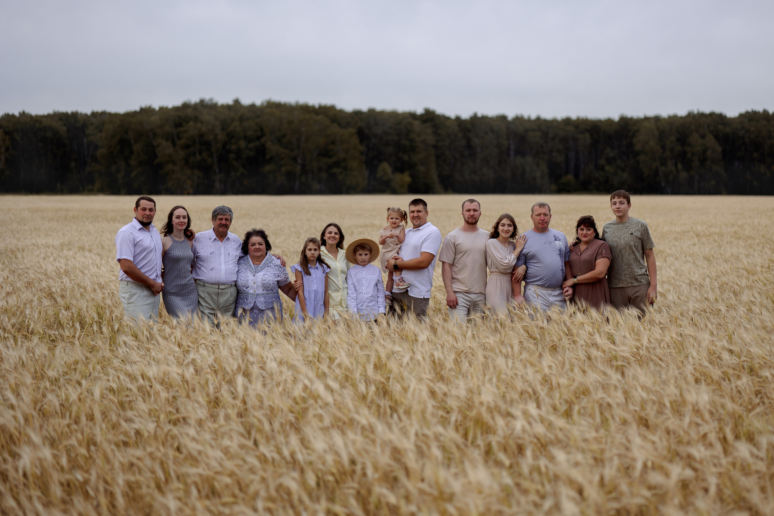 Съемка «Большая семья». Фотограф в Омске