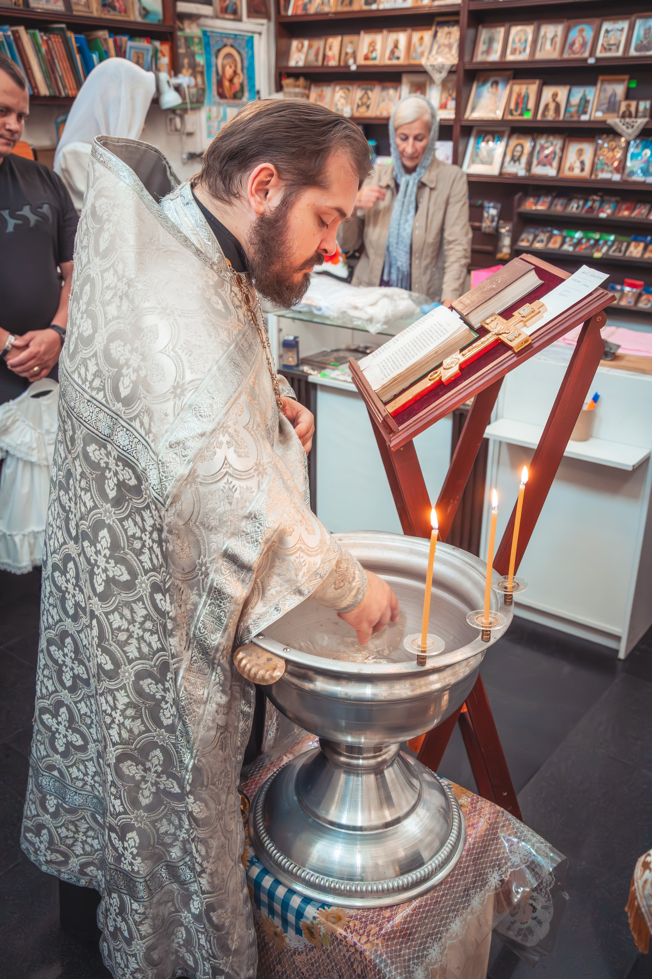 Крещение Анастасии в храме Михаила Тверского. Фотограф Евгений Егоров