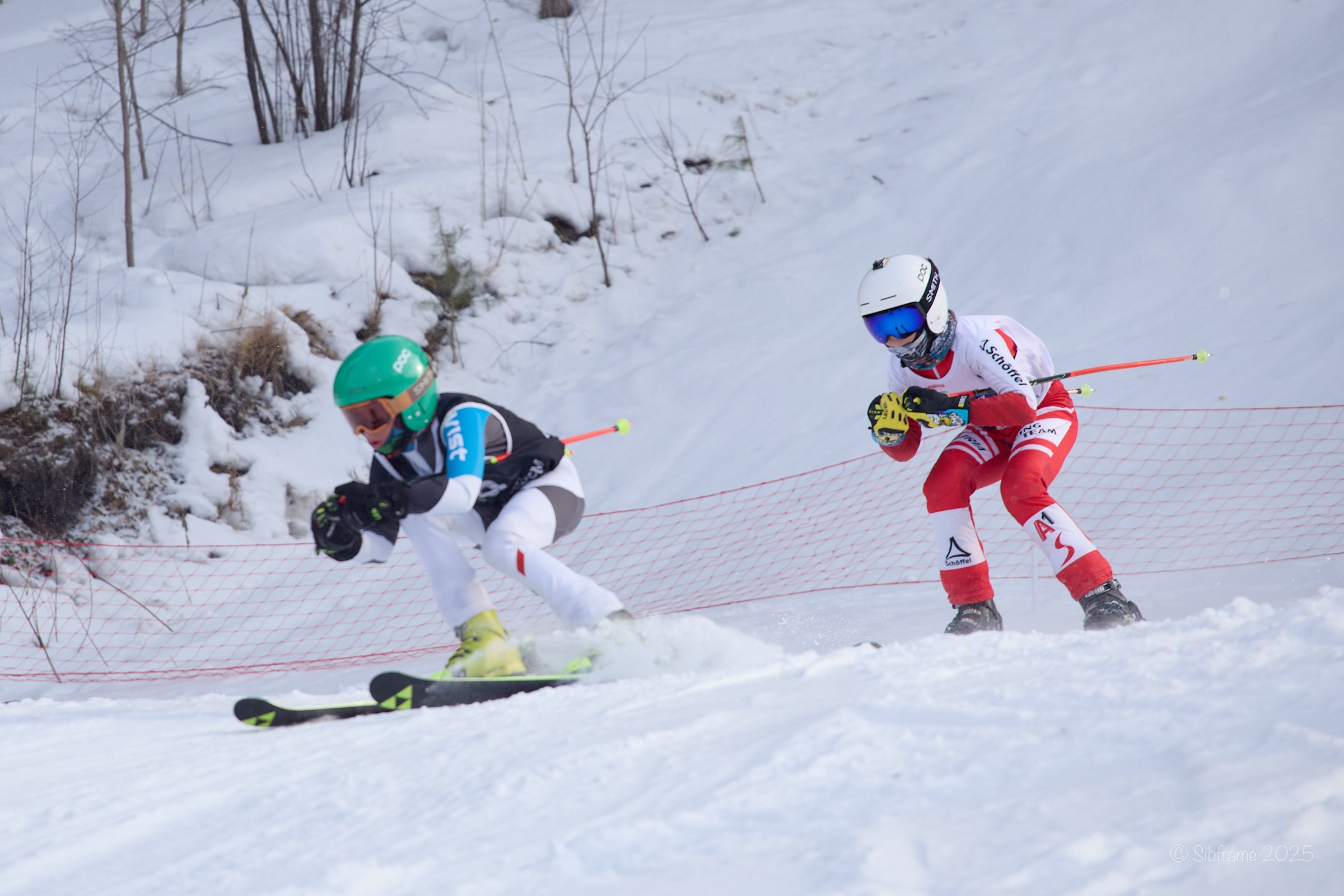 Парные заезды по ски-кроссу в Томске