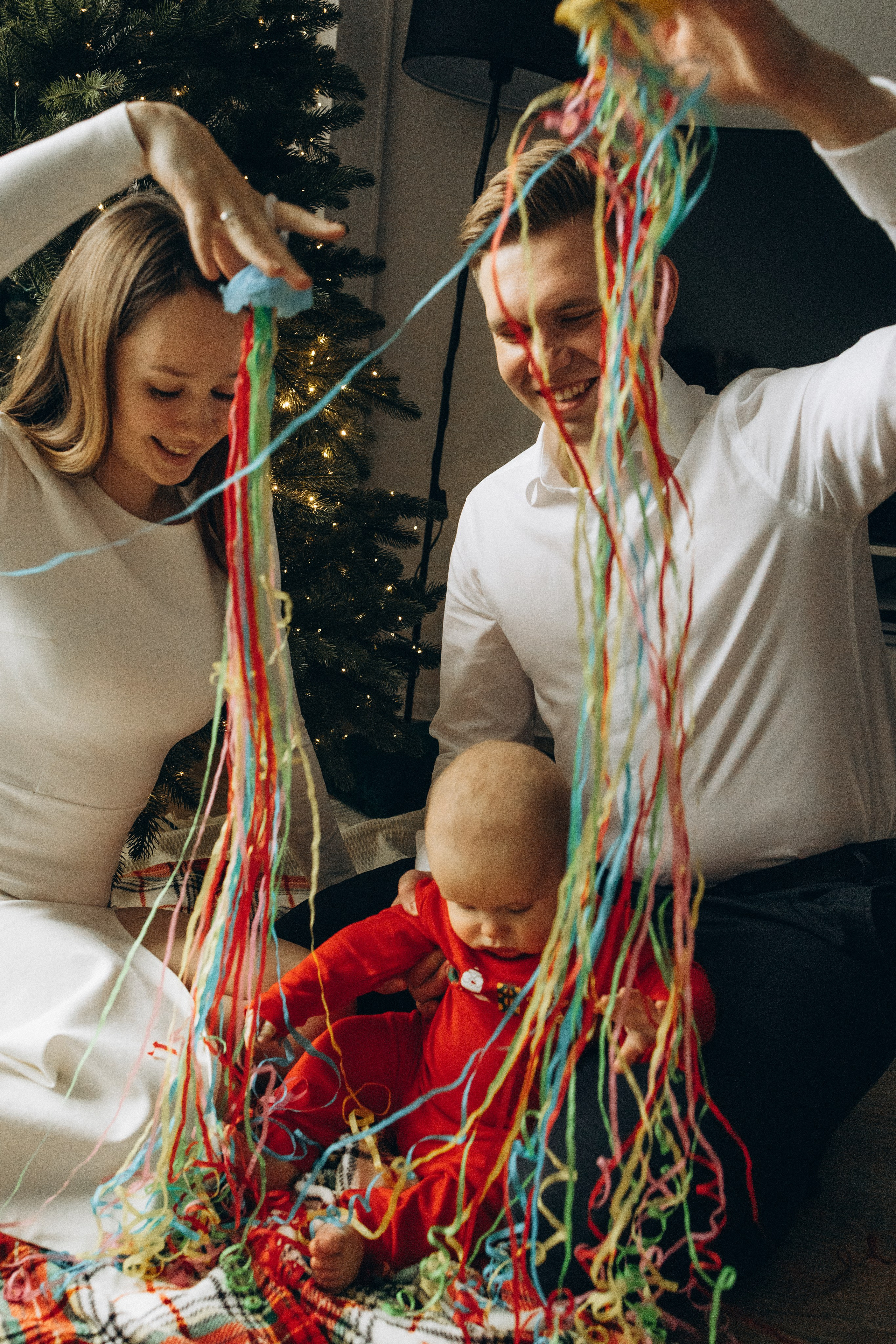 Первый Новый год Андрюши. Фотограф lifestylе в Москве Пшеничная Анастасия