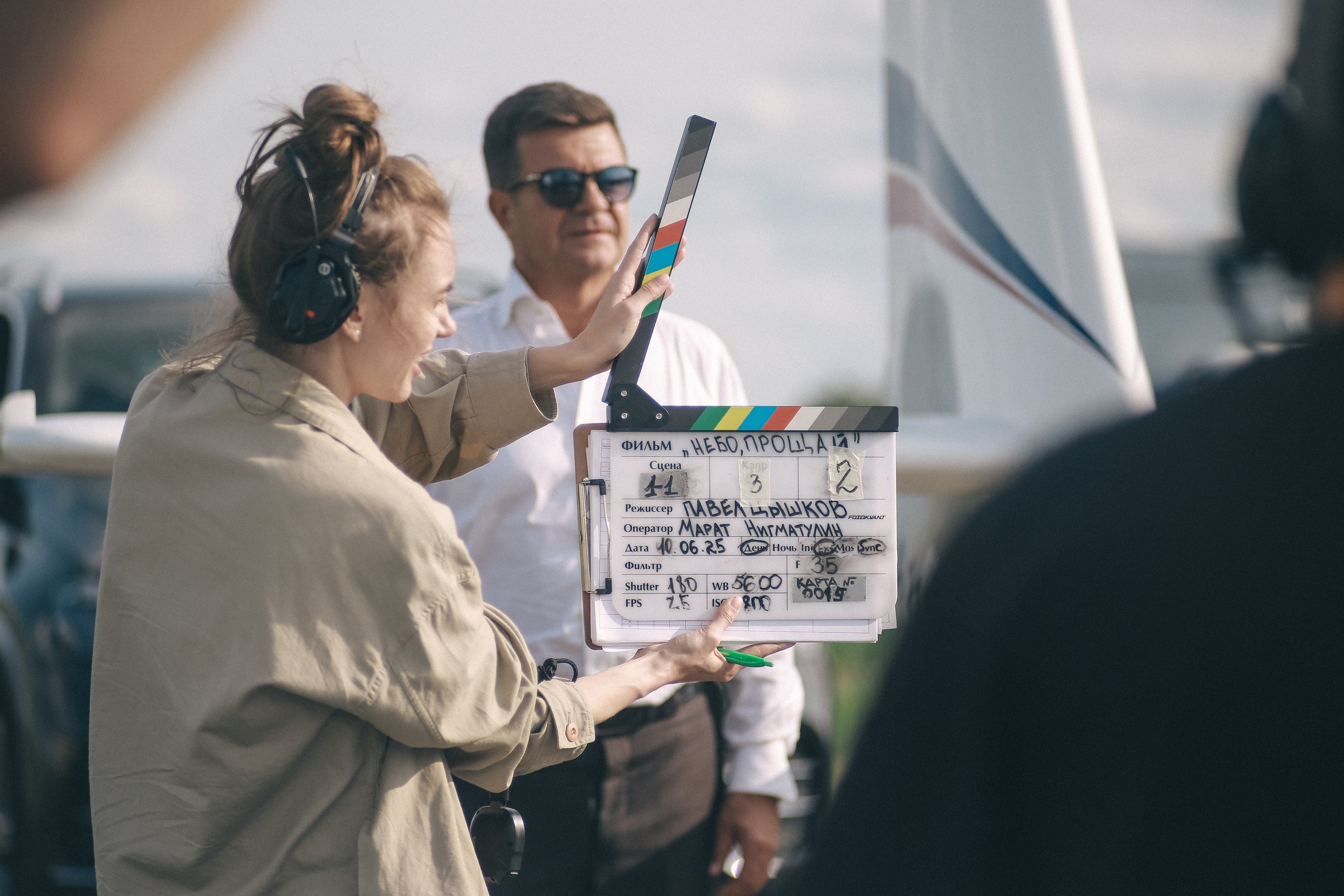 Съёмки фильма «Небо, прощай!». Аэродром Северка. Антонина Морозова, профессиональный семейный фотограф видеограф