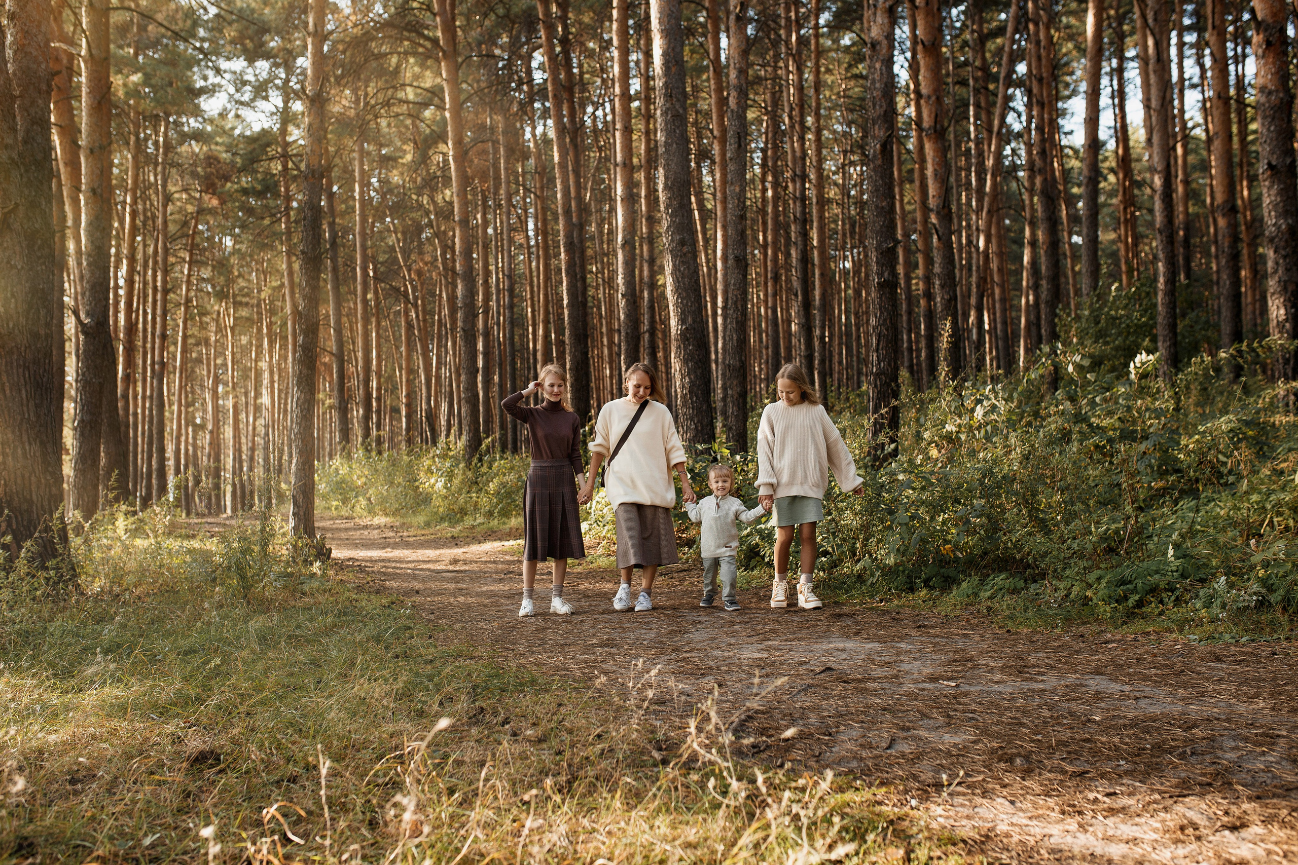 Мама Таня и ее дети. Семейный и женский фотограф в городе Тюмень