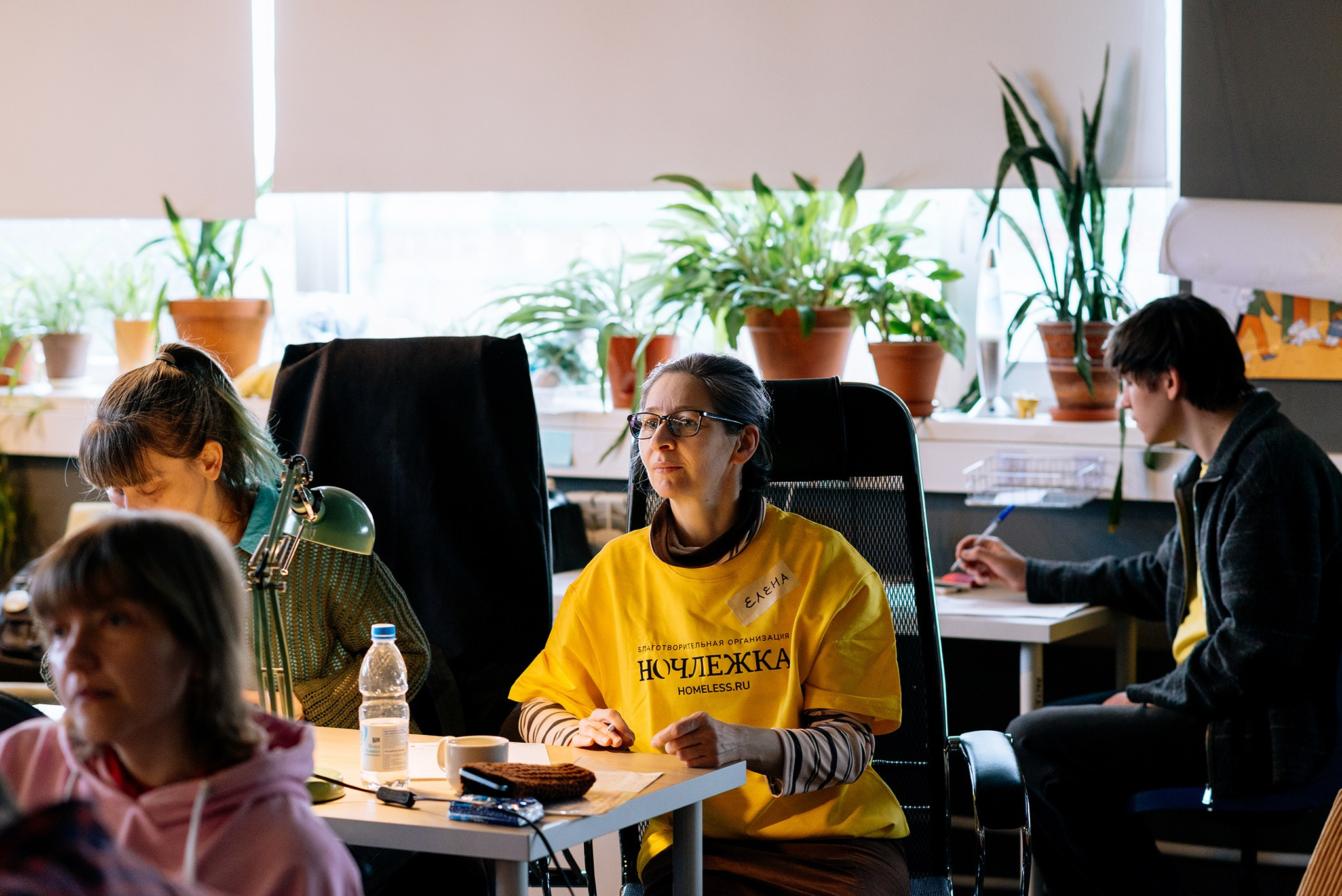 Тотальный диктант в Ночлежке. Апрель 26. Репортажный фотограф в Санкт-Петербурге Анастасия Клёпова