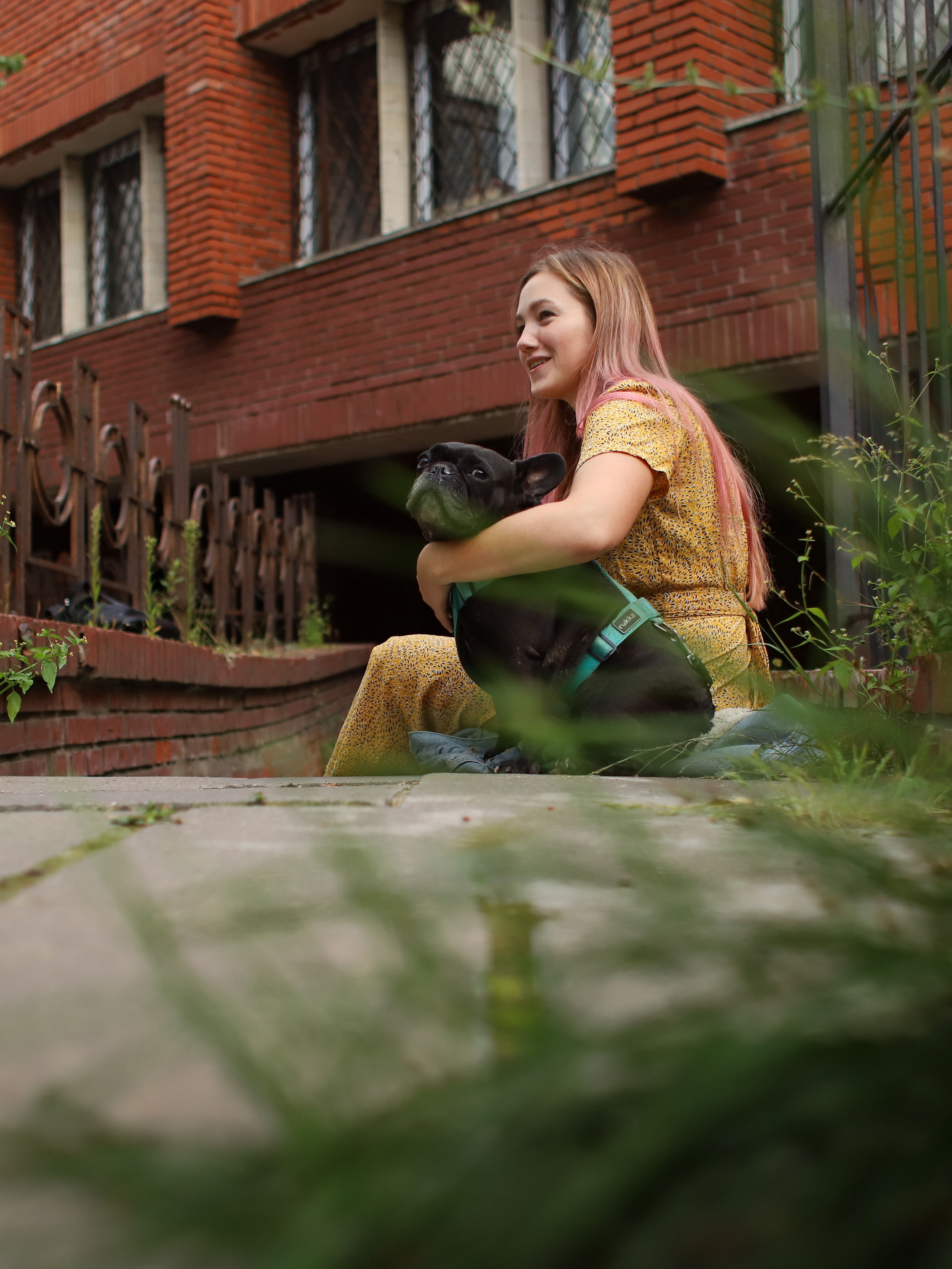 Девушка с собакой. Семейный фотограф Елизавета Увицкая