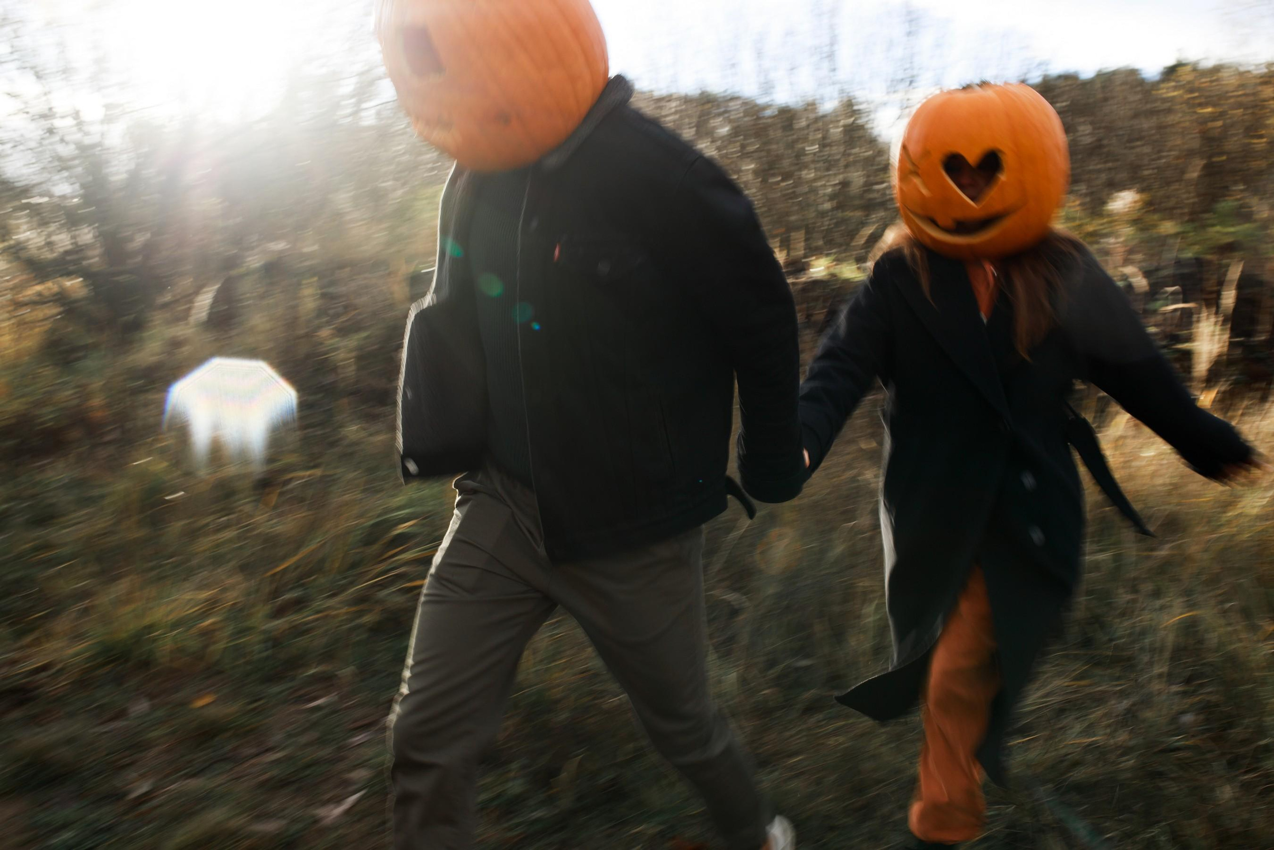 Любовь в стиле Halloween. Семейный фотограф Елизавета Увицкая