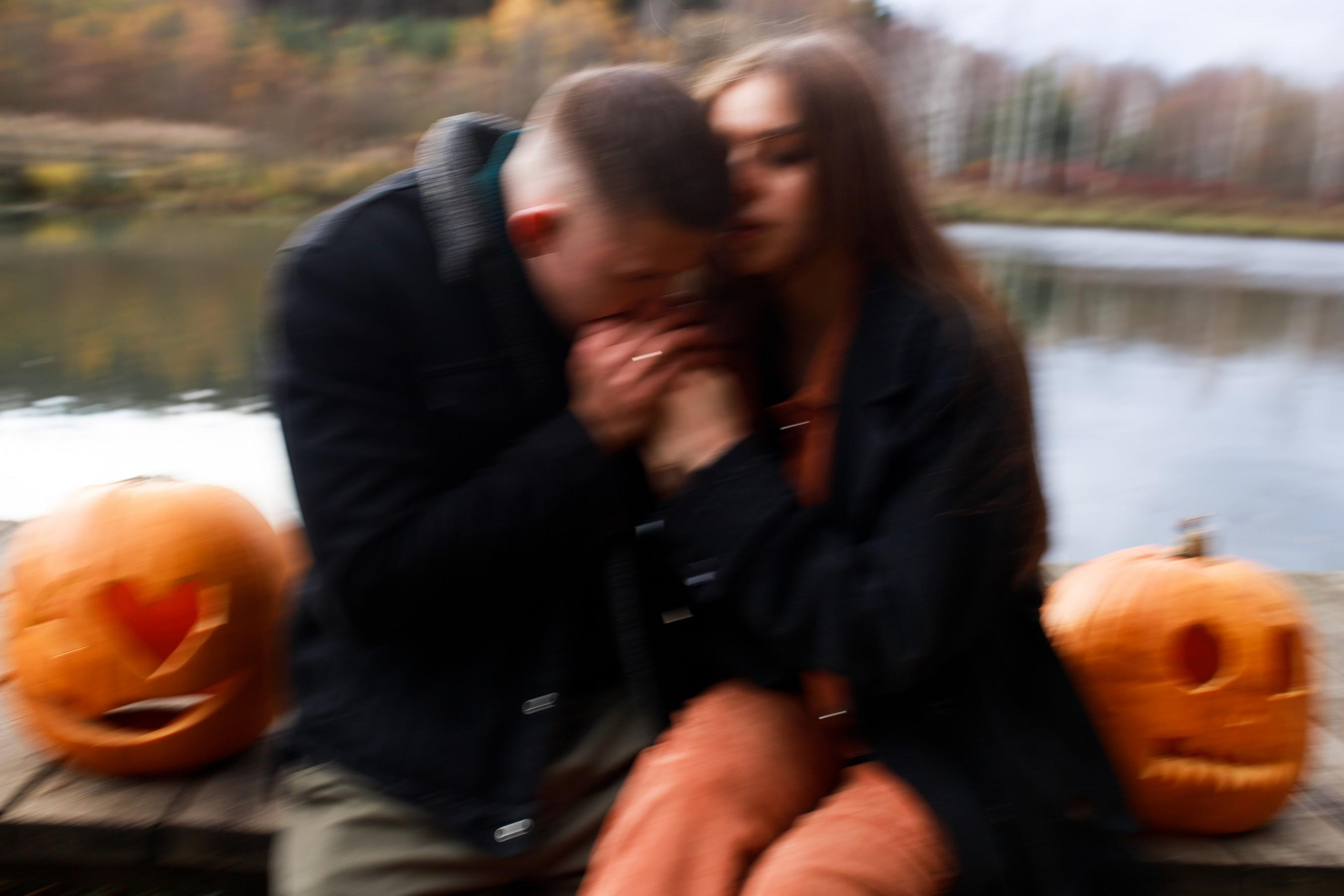 Любовь в стиле Halloween. Семейный фотограф Елизавета Увицкая