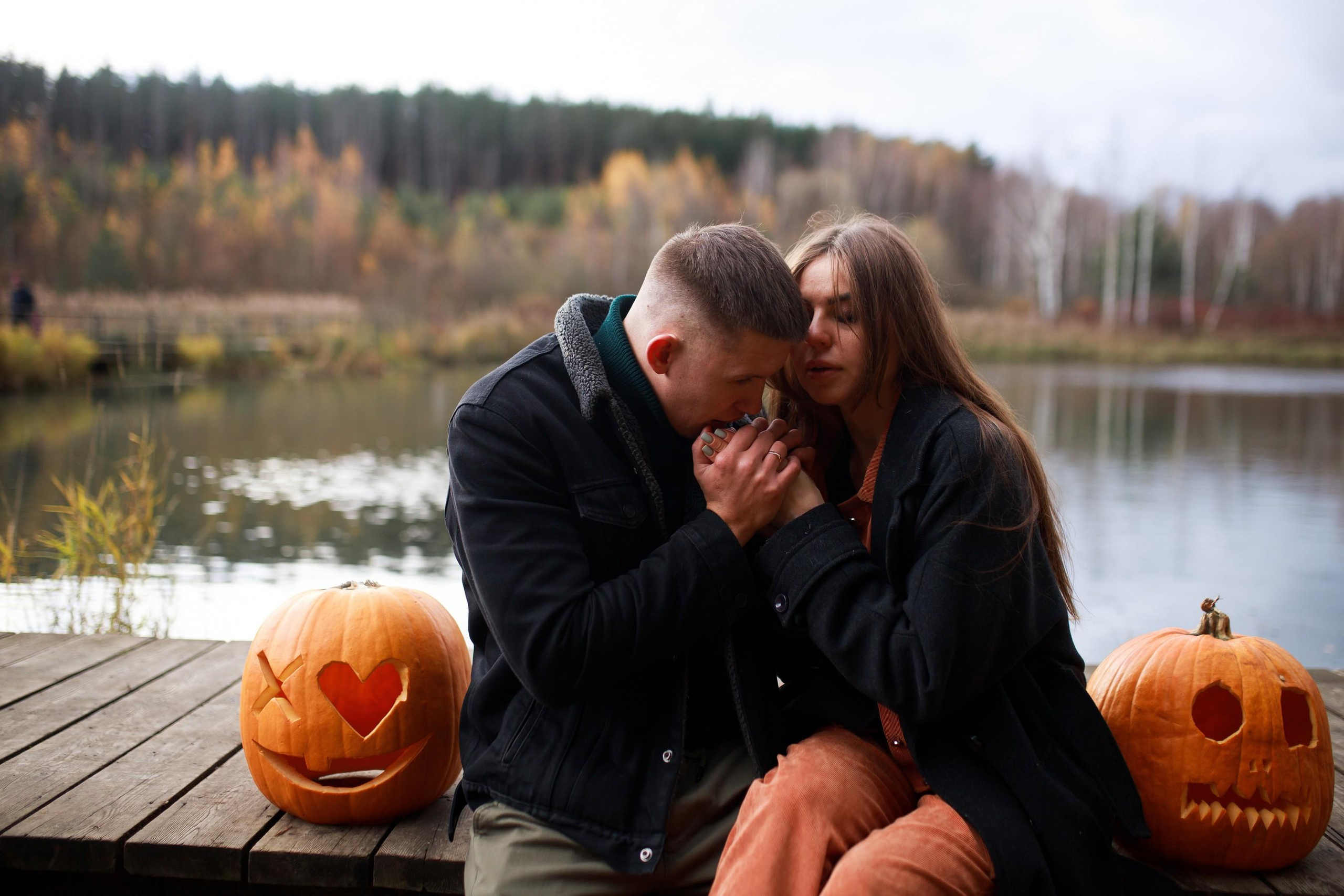 Любовь в стиле Halloween. Семейный фотограф Елизавета Увицкая