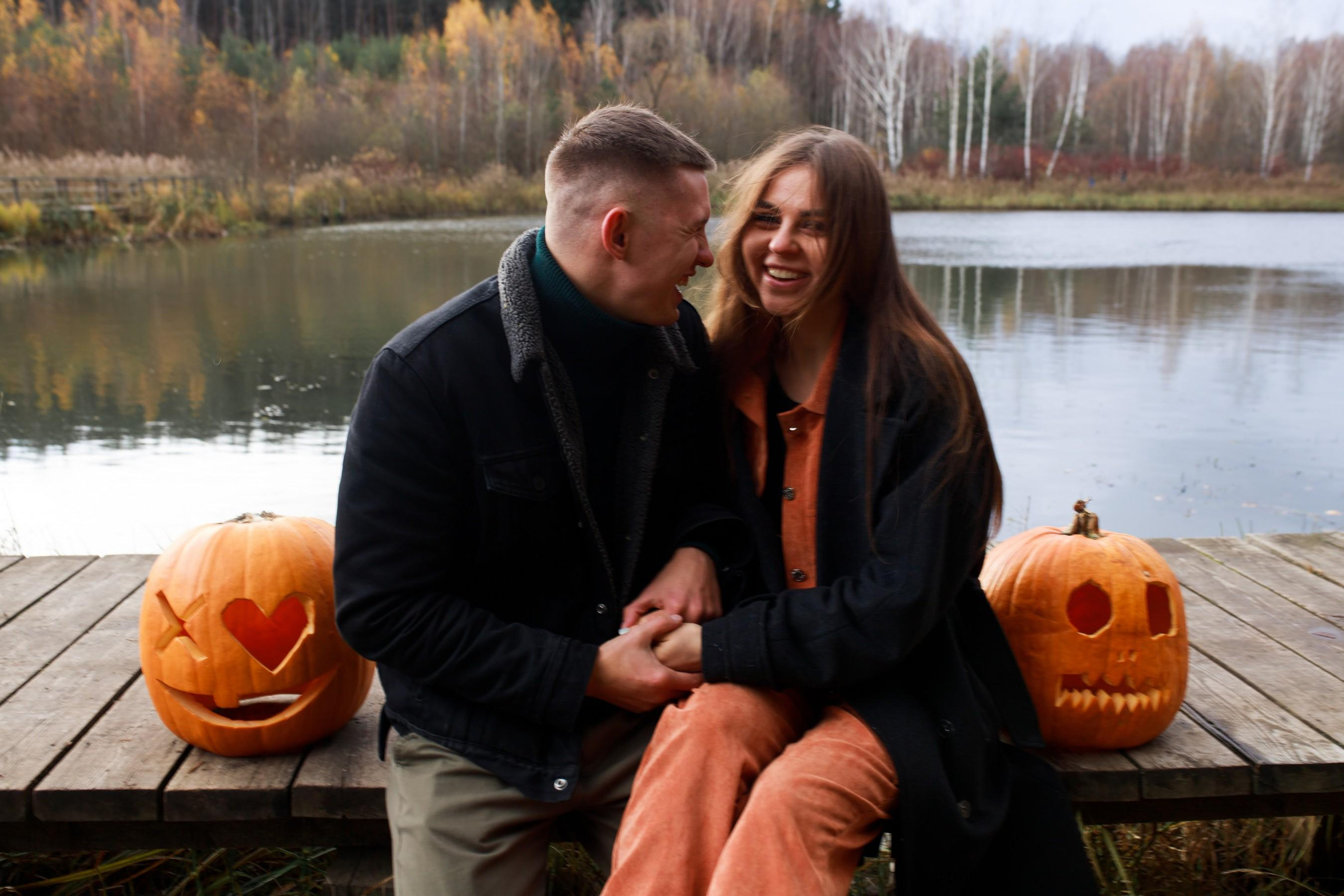 Любовь в стиле Halloween. Семейный фотограф Елизавета Увицкая