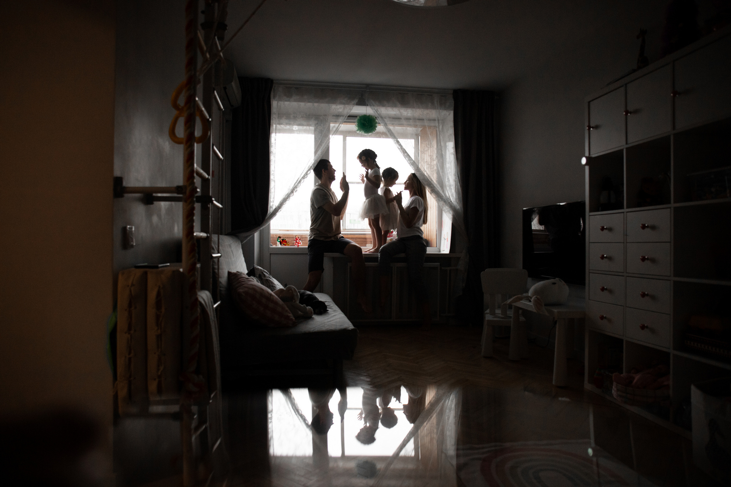 Домашняя семейная фотосессия. Семейный фотограф Елизавета Увицкая