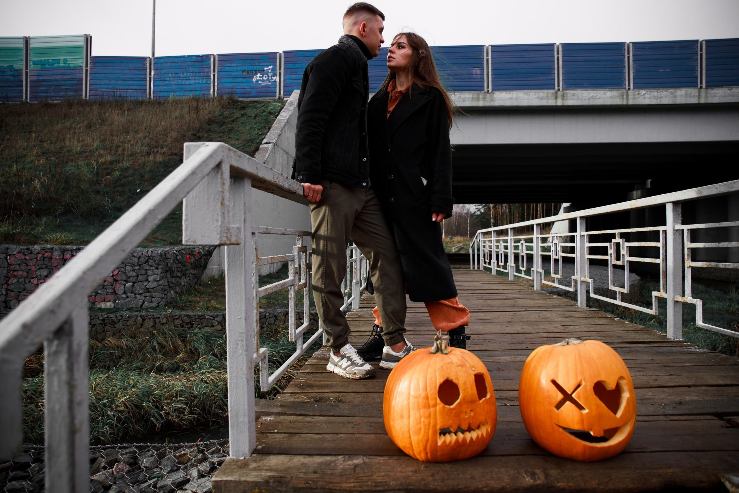 Любовь в стиле Halloween. Семейный фотограф Елизавета Увицкая