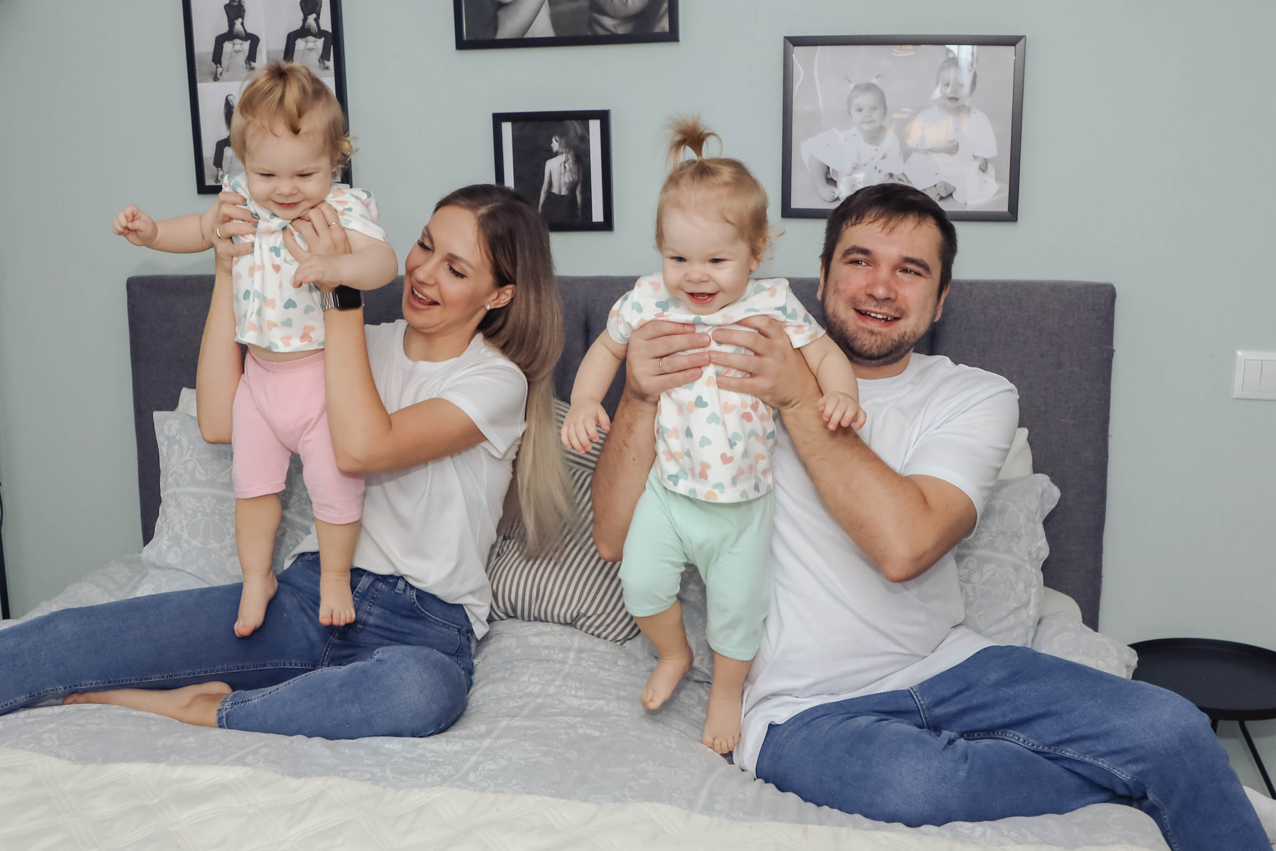 Алена, Артем, Ева & Мила. Семейный, детский, свадебный фотограф в Москве, Люберцах