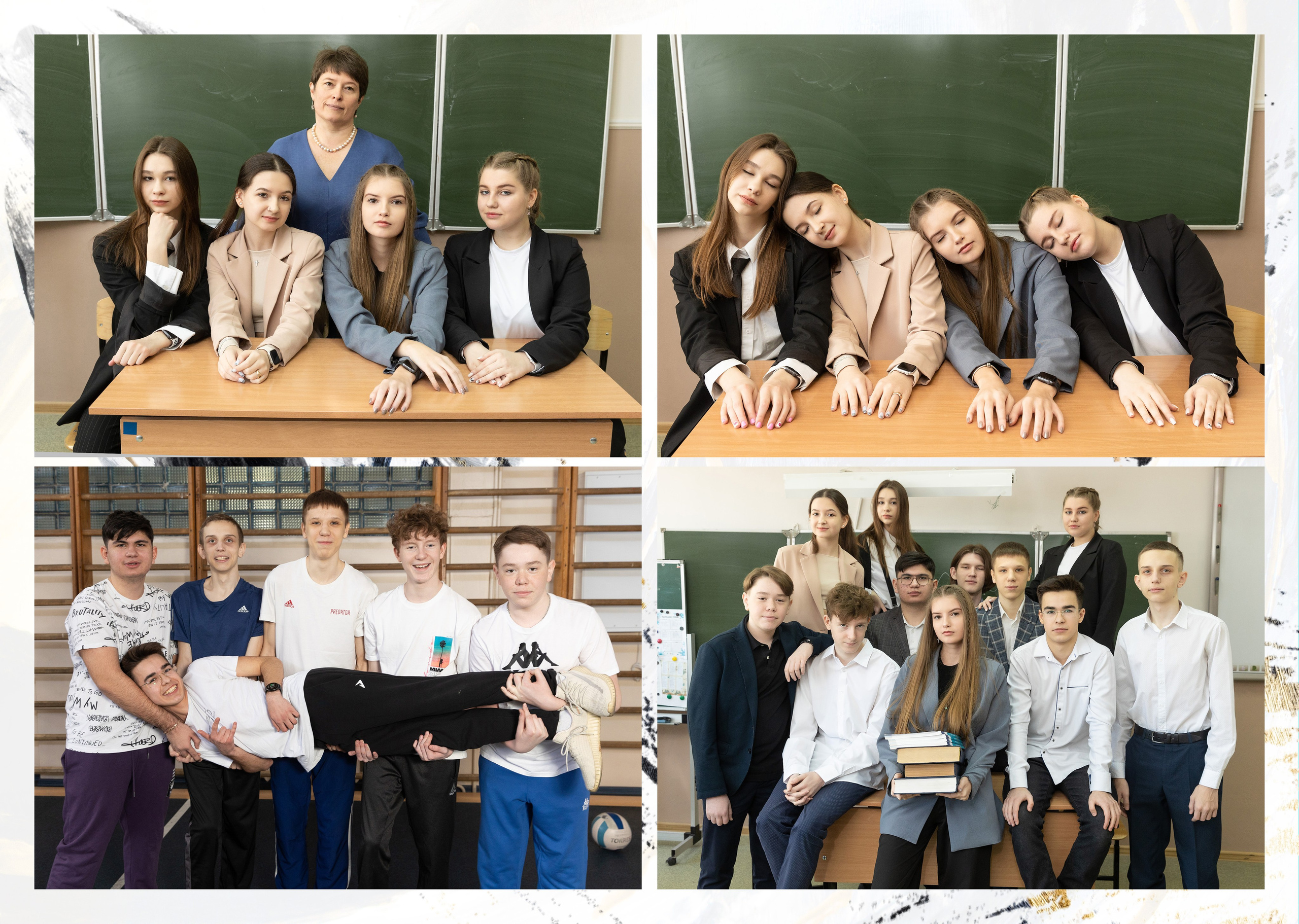 ^ пример Альбом БАЗОВЫЙ 7 разворотов 4 фотосессии. Семейный, детский, школьный фотограф в Благовещенске Яна Белоусова