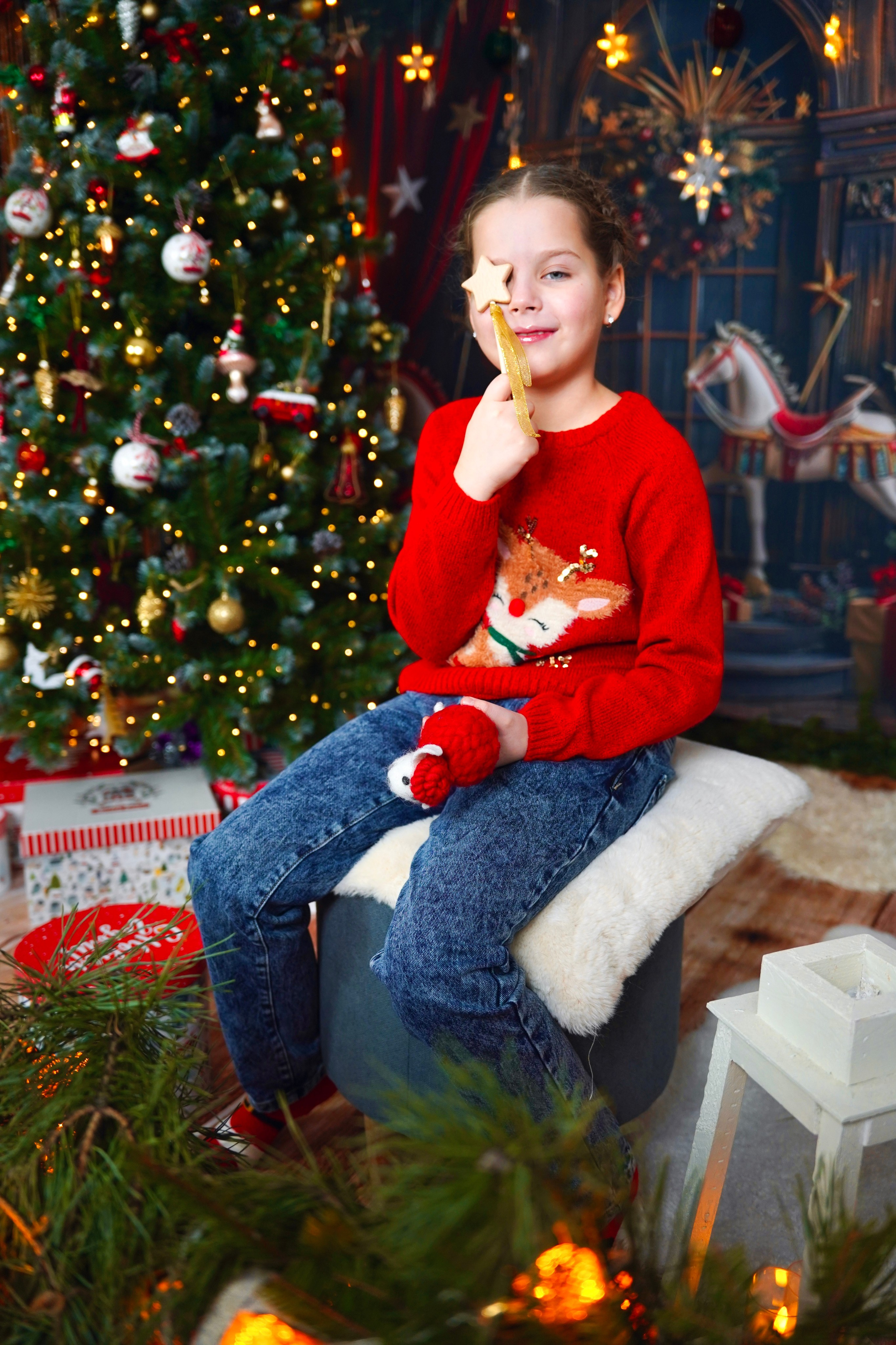 Новогодний фотопроект 2025 № 3. Семейный и детский фотограф Александра Гвоздикова