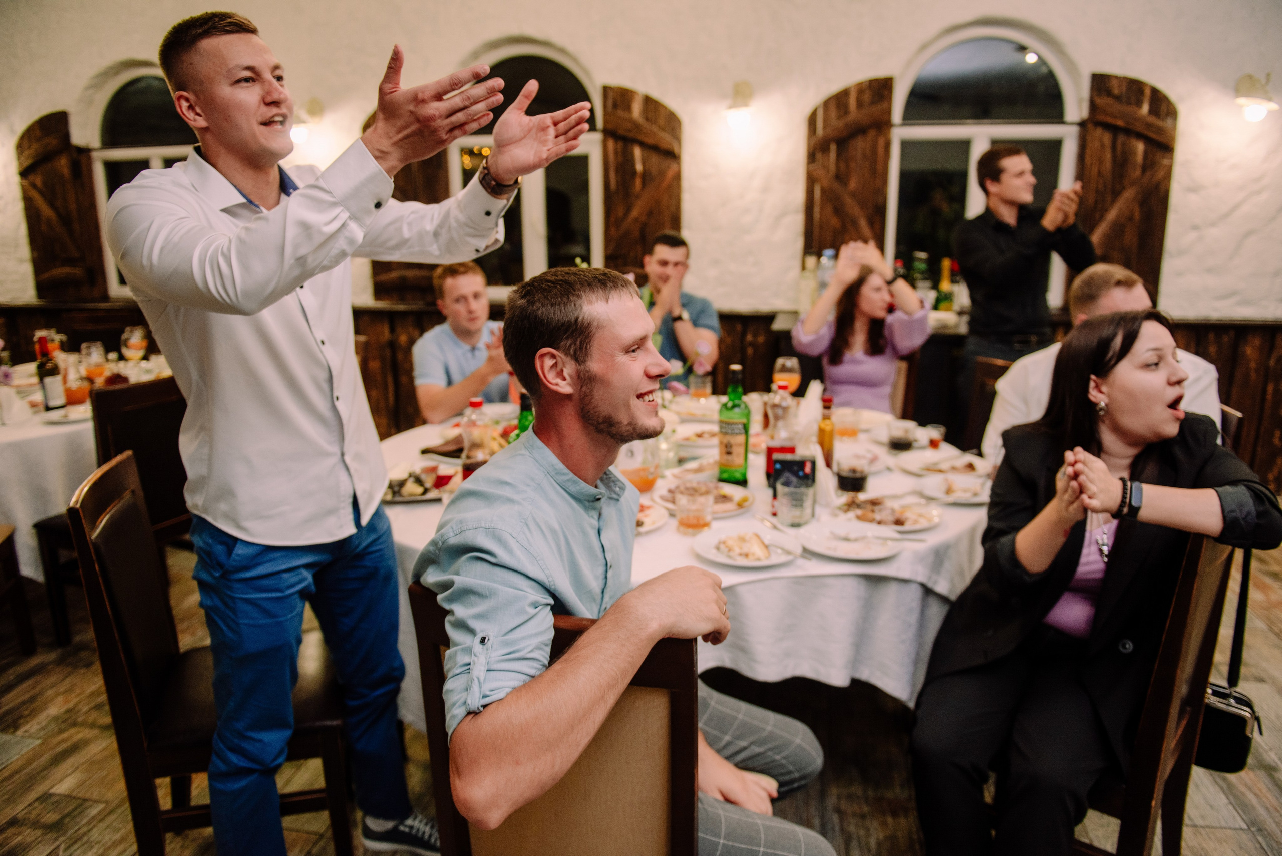 Юля и Саша — душевный банкет. Семейный и свадебный фотограф в Рязани Лиза Голованова