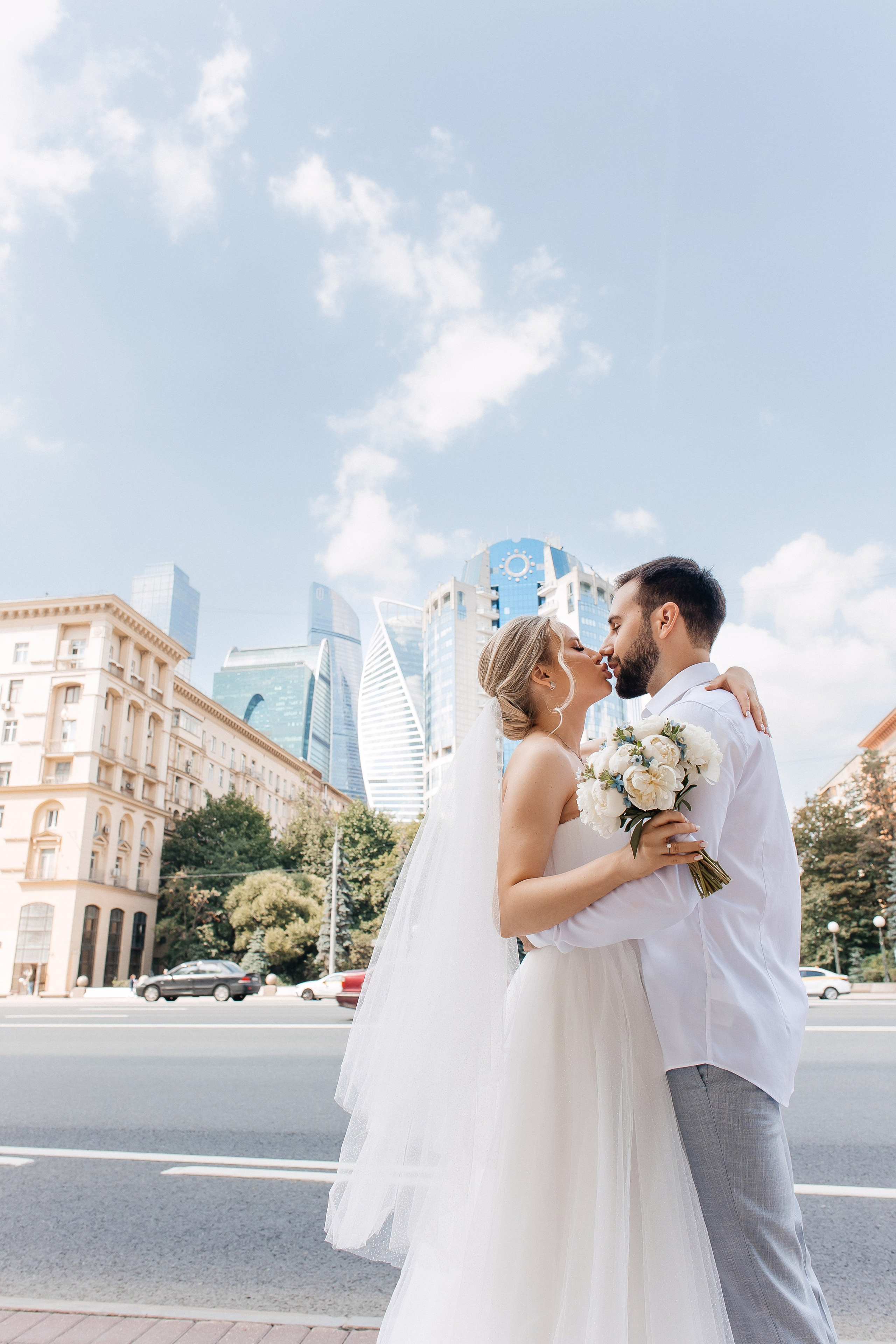 Борис и Ксения (утро + Загс + прогулка). Фотограф в Москве Екатерина Потапова