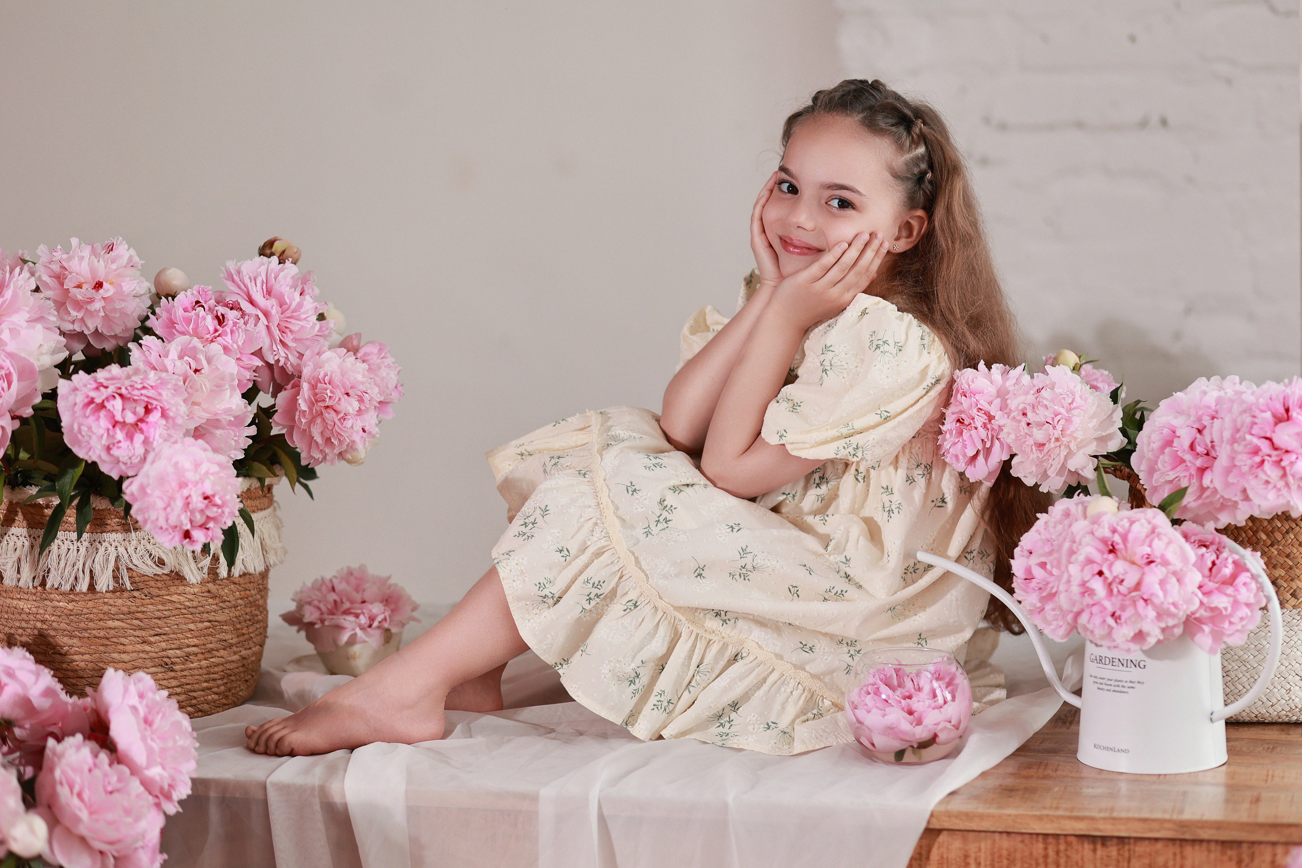 Пионы. Детский семейный фотограф Краснодар