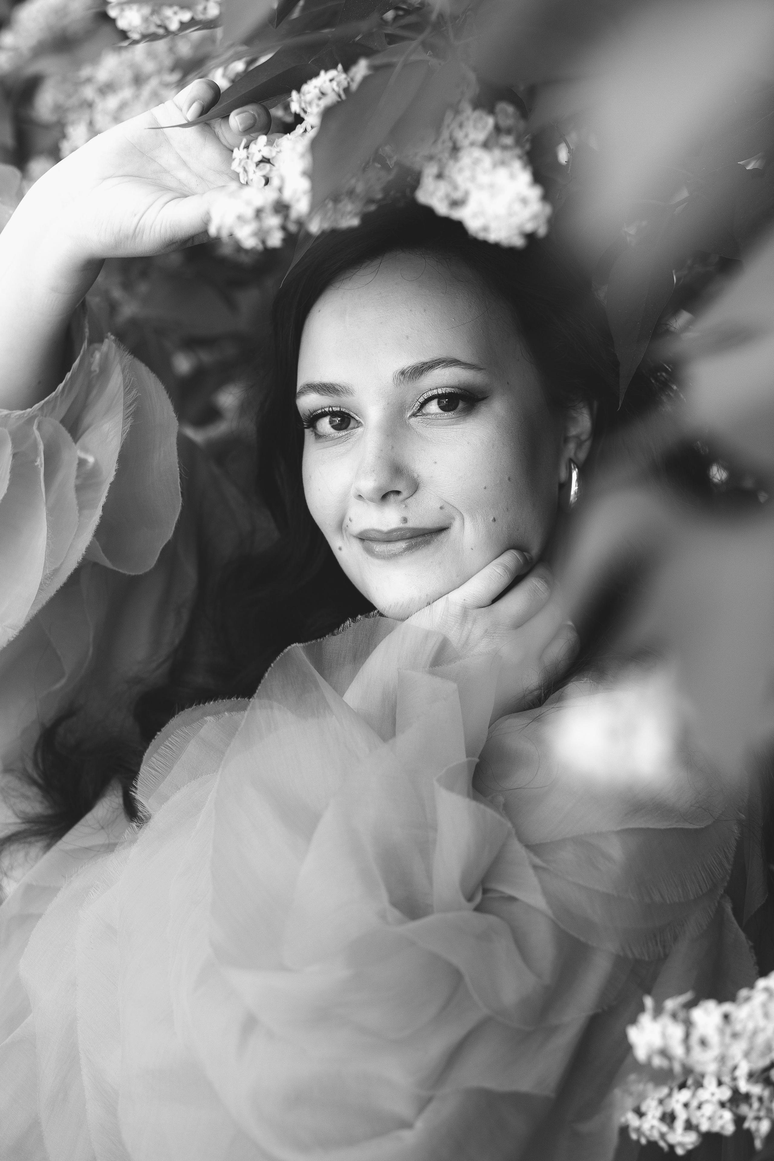 Фотосессия в Польском саду, цветение калины, сирени. Фотограф в Санкт-Петербурге, Анна Скворцова