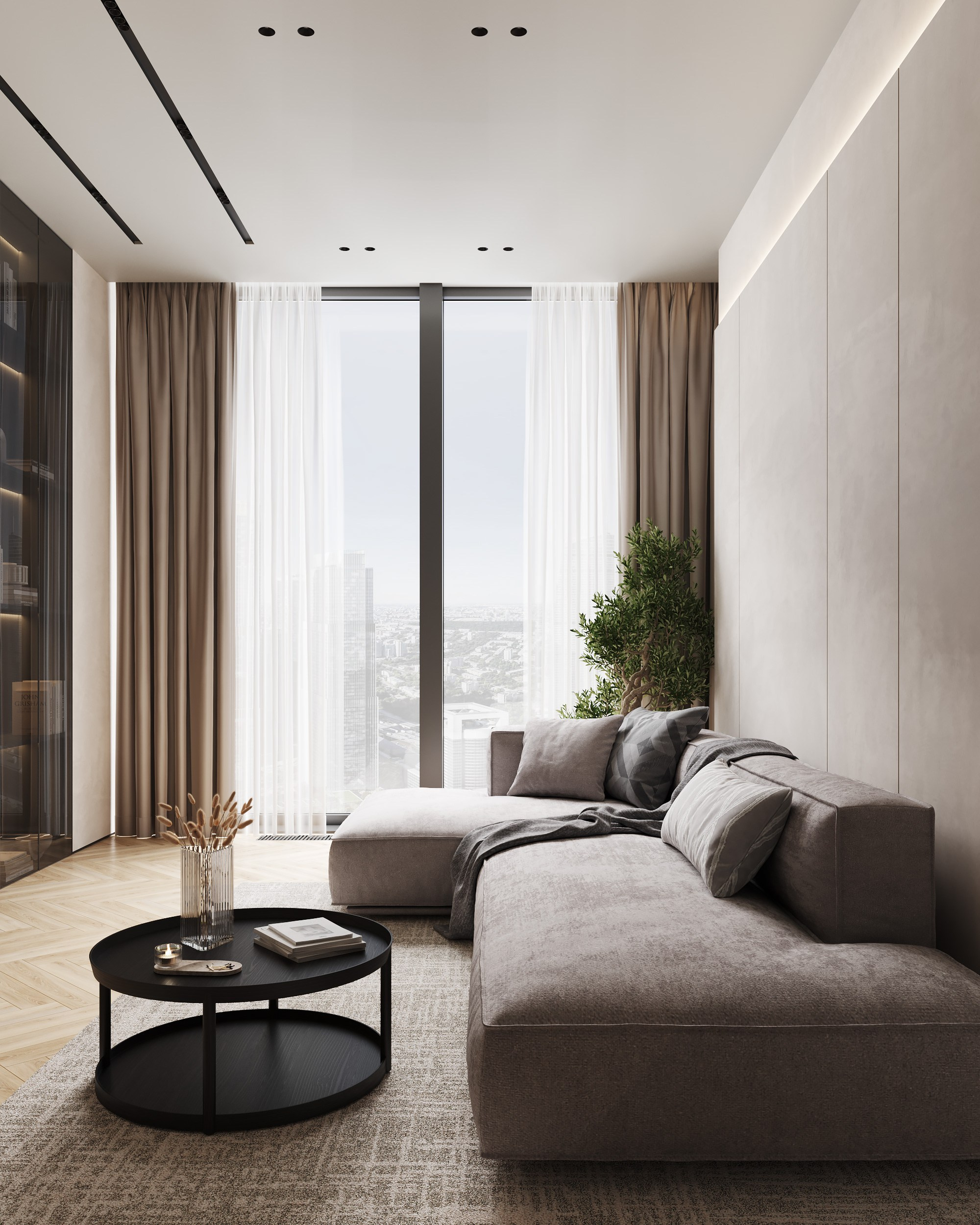 Neva Towers. Дизайн интерьера | 3D визуализация | Миланская Марина