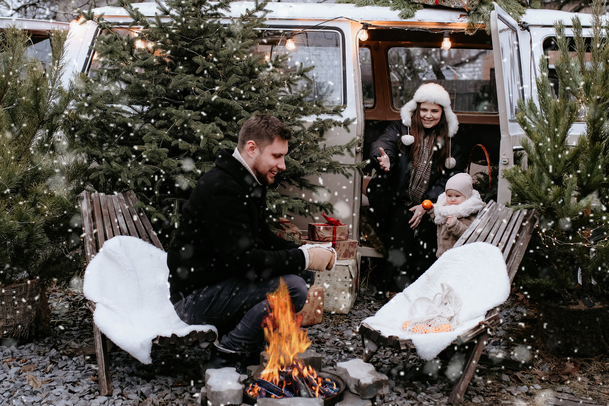 Первый снег. Семейный и детский фотограф в Ростове-на-Дону Ольга Есенина