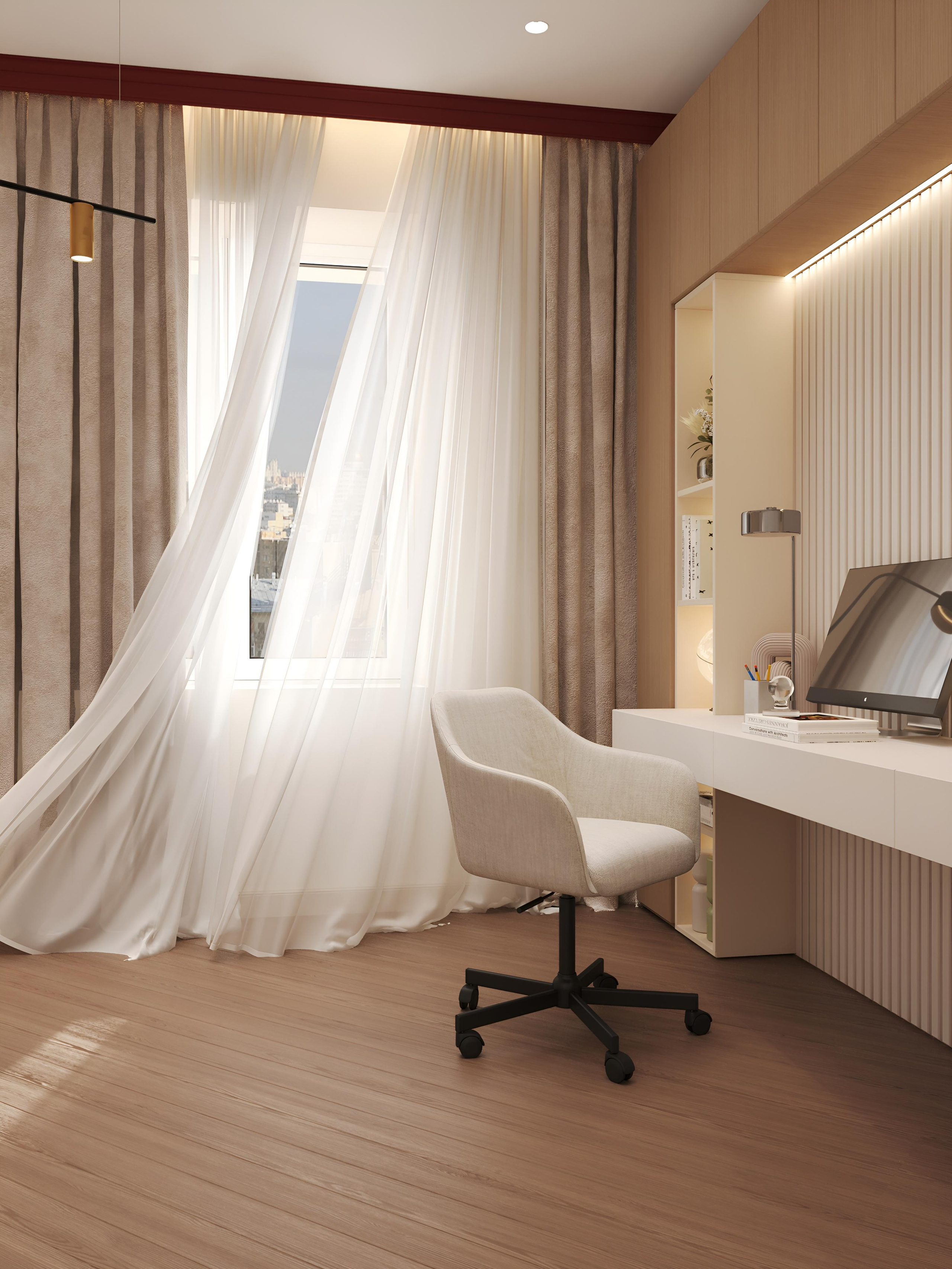 Спальня для девушки. 3D Визуализация интерьеров жилых и коммерческих помещений