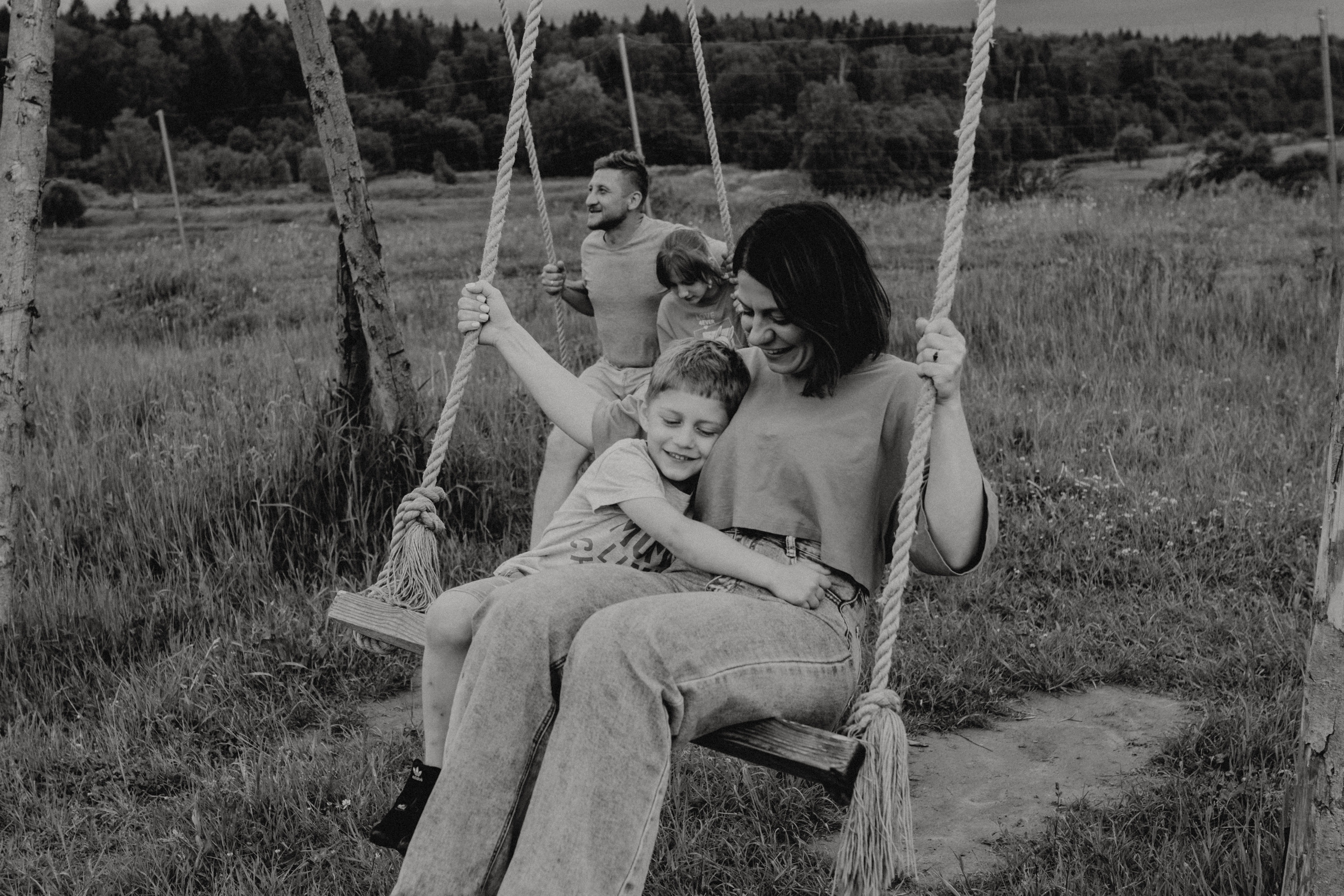 Тома, Толя, Ева и Марк. Свадебный фотограф Оля Григунова