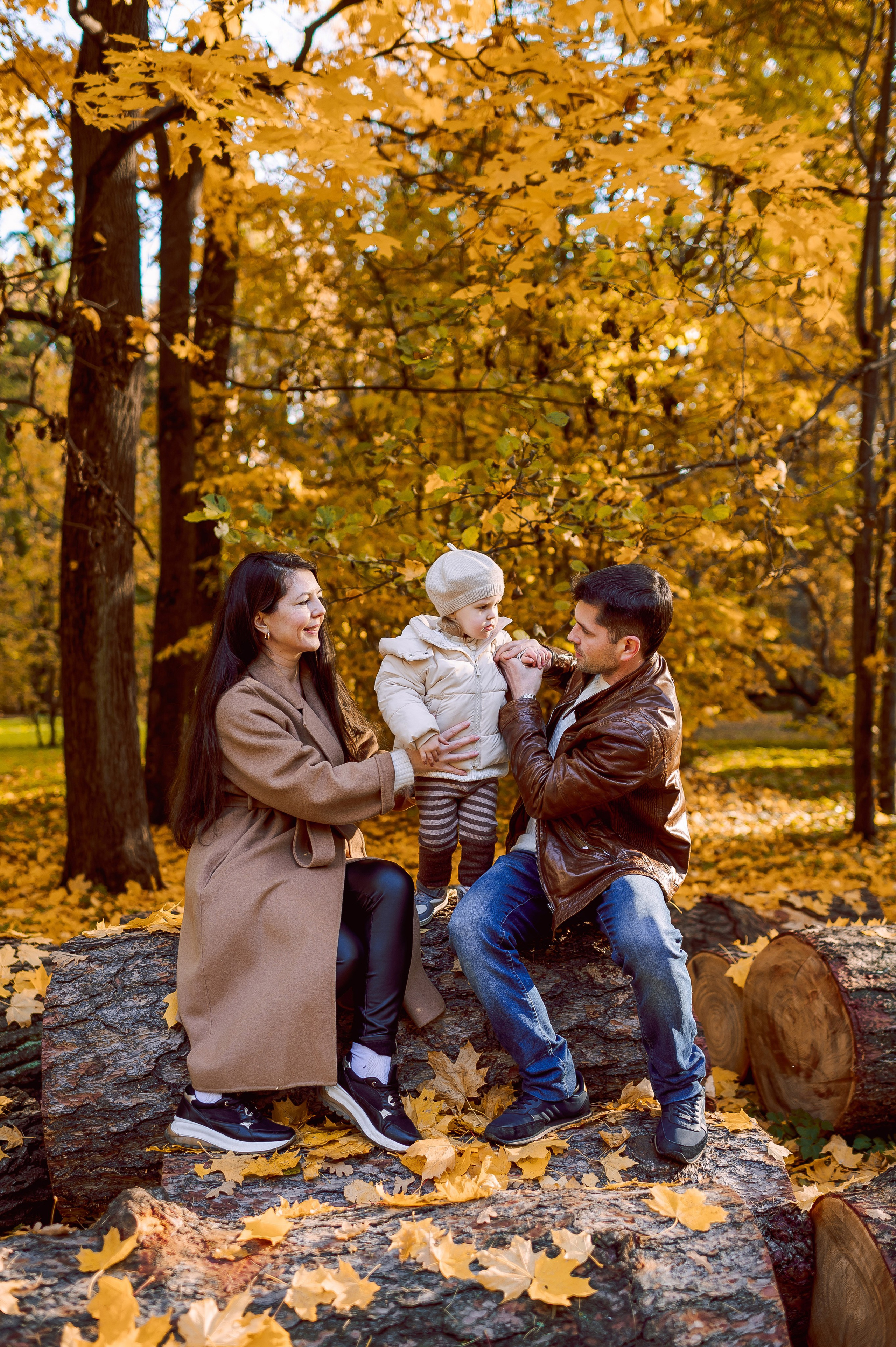 Осенняя семейная прогулка. Портретный, семейный и свадебный фотограф в Санкт-Петербурге и в Пушкине Ширяев Денис