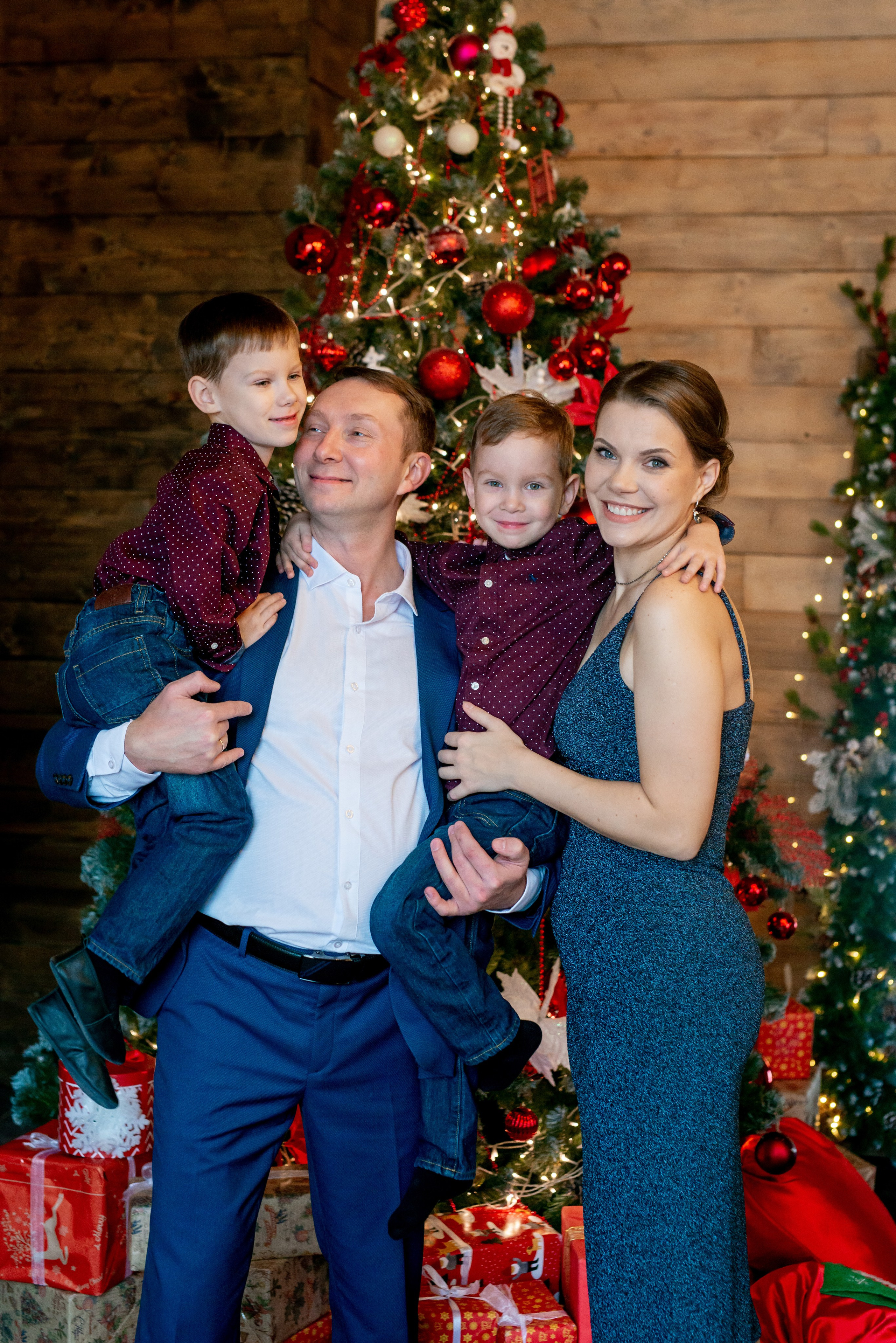 Новогодняя классика. Портретный, семейный и свадебный фотограф в Санкт-Петербурге и в Пушкине Ширяев Денис