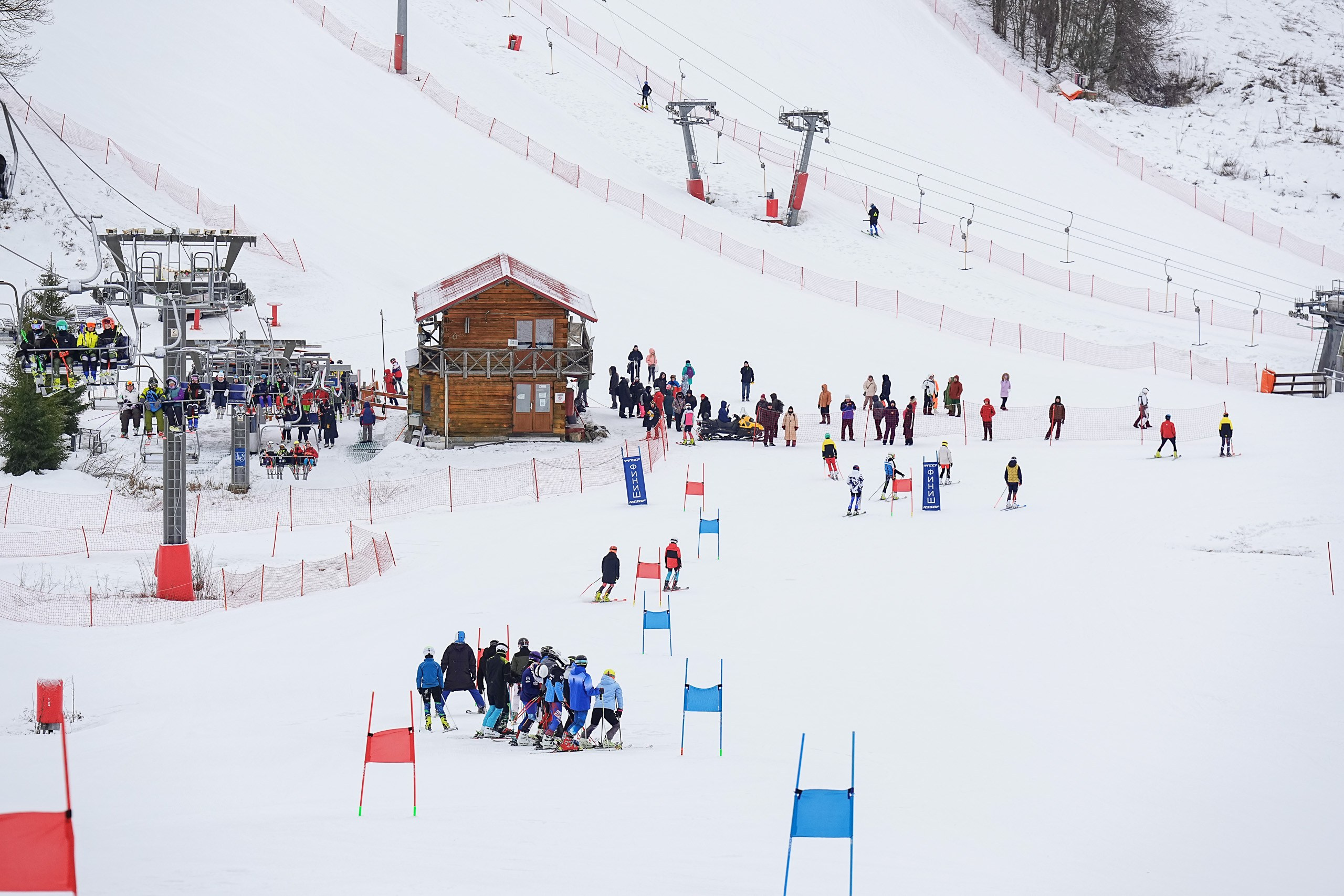 Горные лыжи. Первенство Центрального Федерального Округа. GS U16 Шуколово. Фотограф Студитский Евгений
