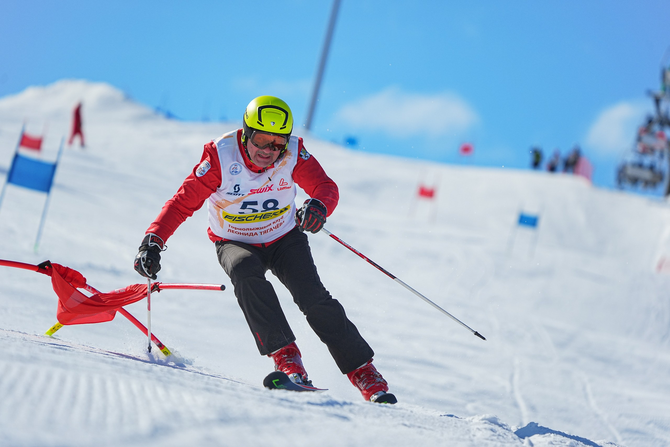 Соревнования «Приз горнолыжного клуба Леонида Тягачева», GS, 2024. Фотограф Студитский Евгений