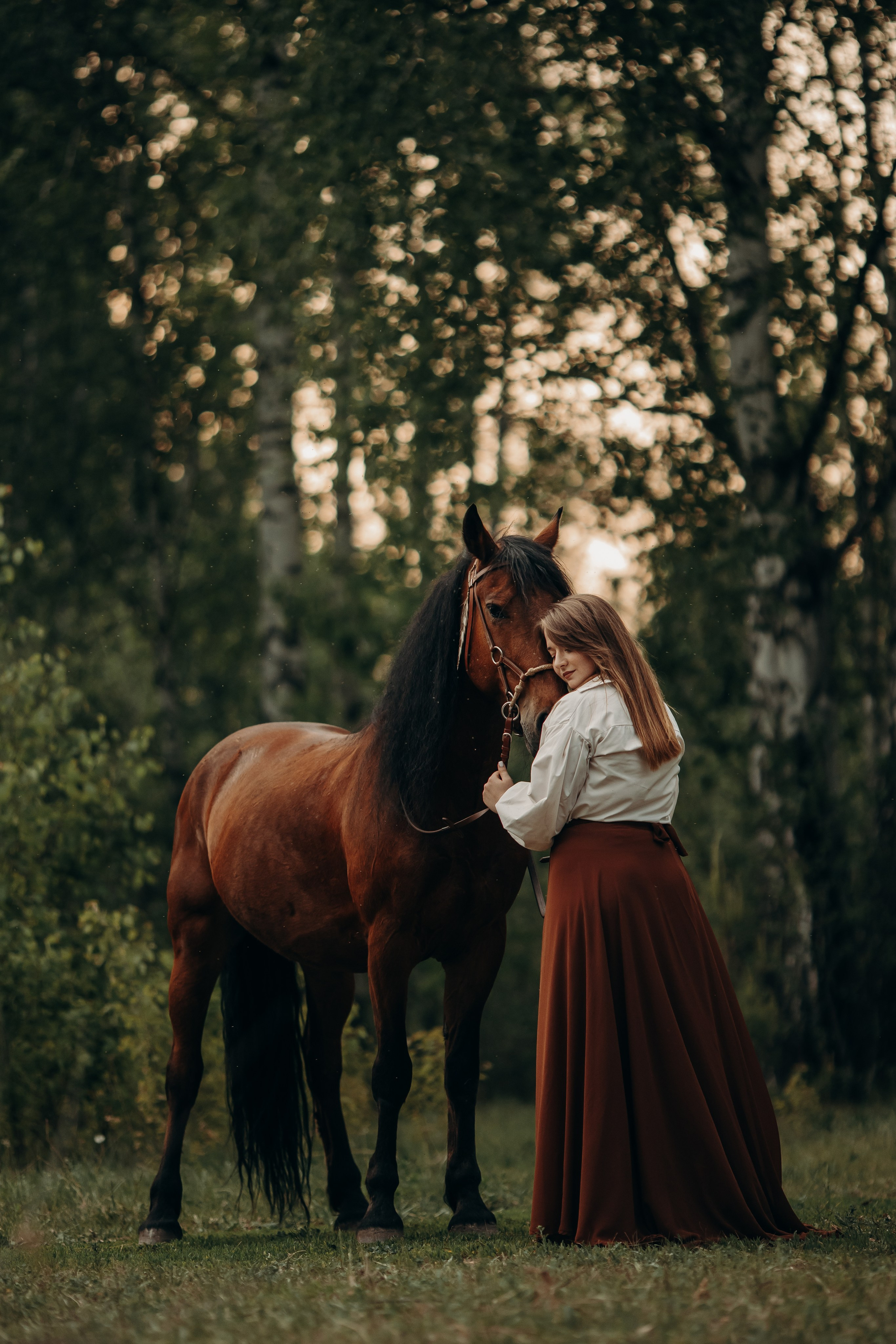 Ксения и Талисман. Анна Молчанова конный фотограф в Тюмени | фотосессии с лошадьми Тюмень
