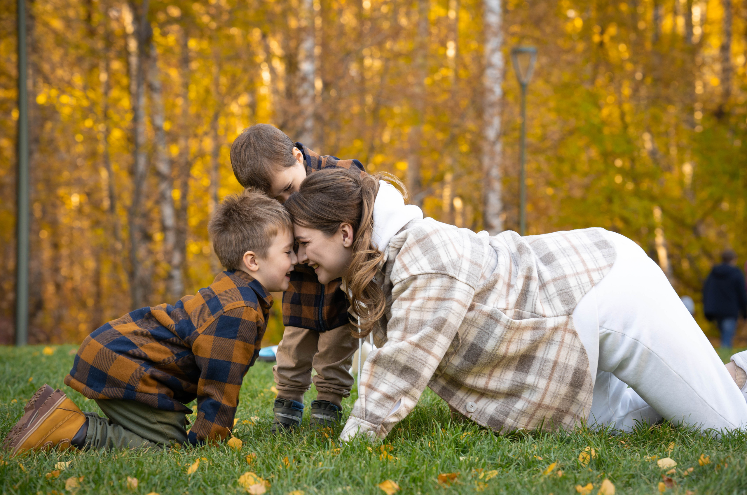 Семейная фотопрогулка в парке. Фотограф в Нижнем Новгороде,