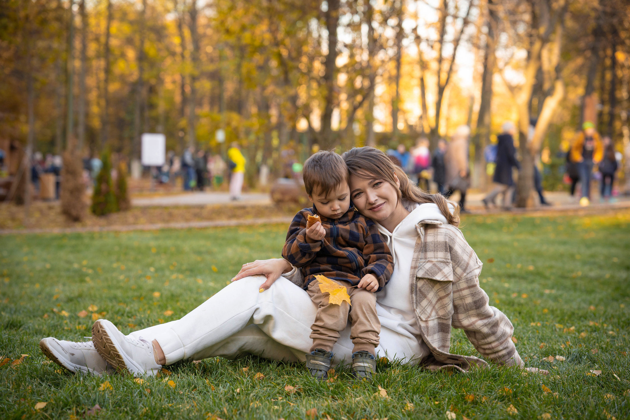 Семейная фотопрогулка в парке. Фотограф в Нижнем Новгороде,