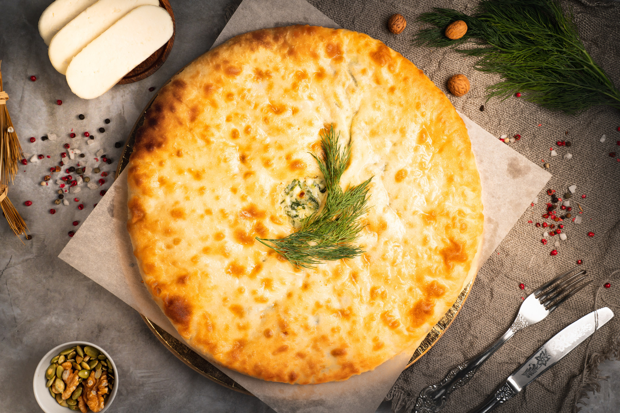 Осетинские пироги. Предметный и фуд-фотограф в Москве Анна Царенко