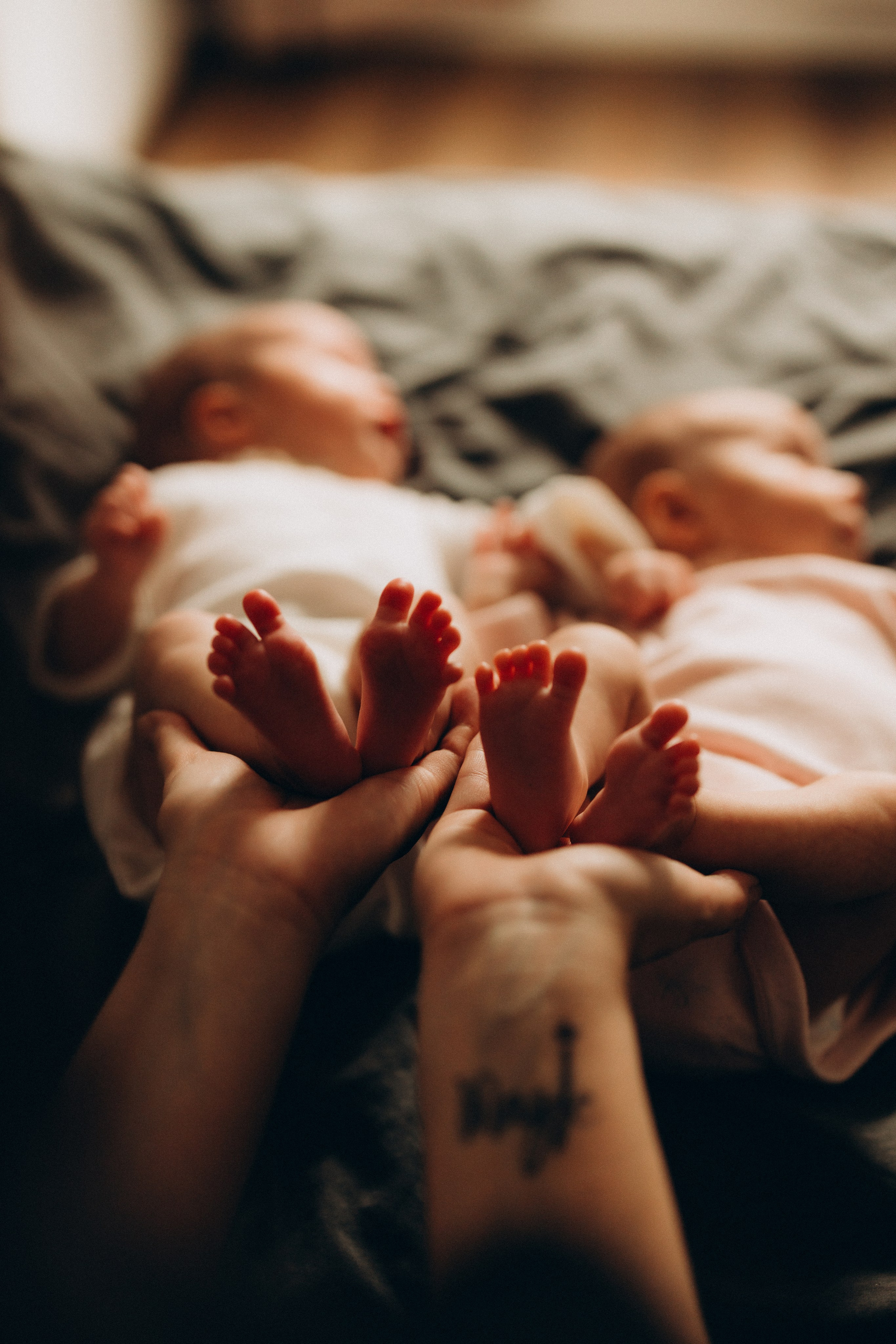 Маша и Варя 2 месяца. Евгения Пелипас